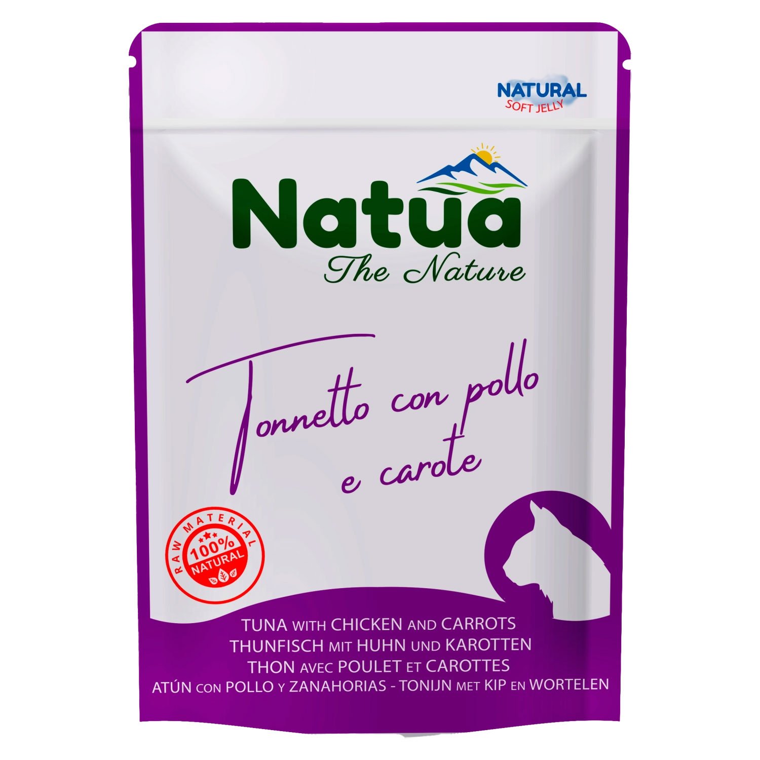 Natua Natural Cat Adult Tonnetto pollo e carote 70gr