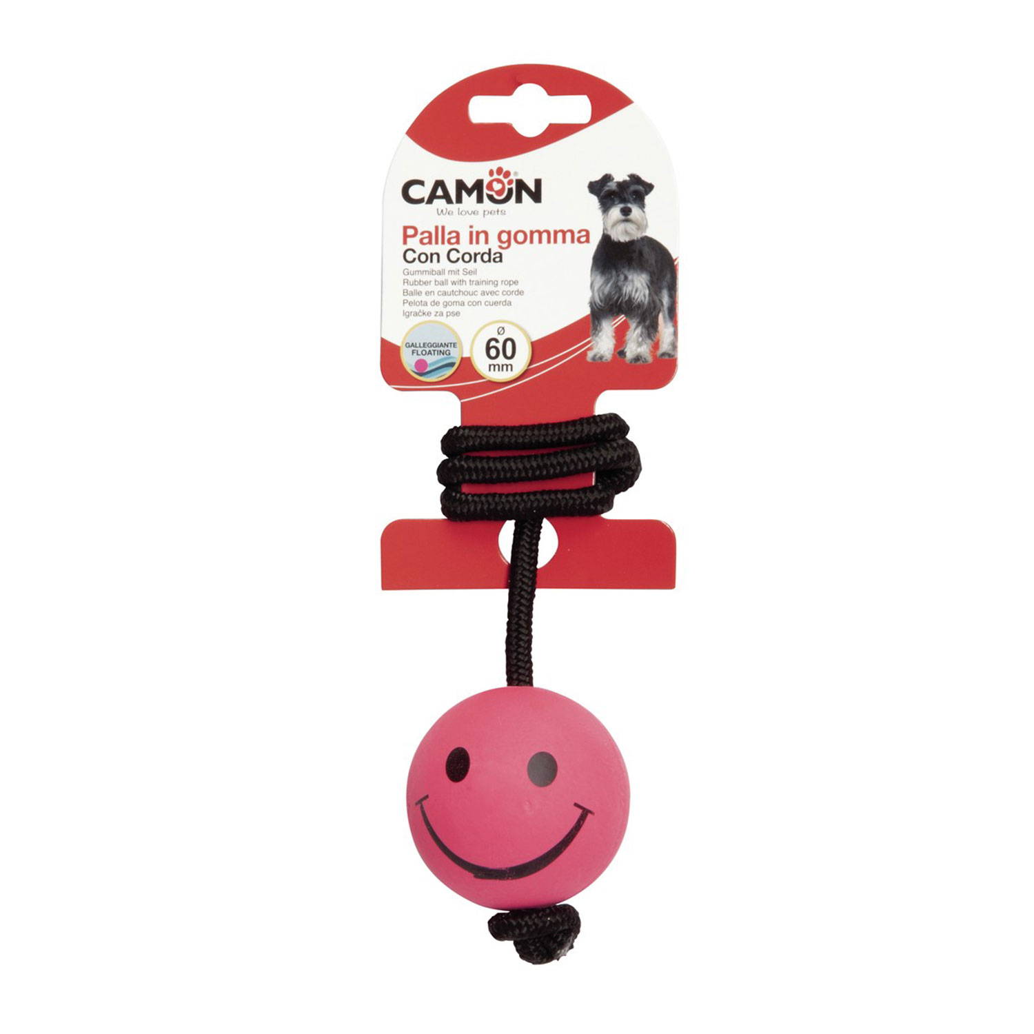 Camon Gioco Palla galleggiante Smile 6 cm