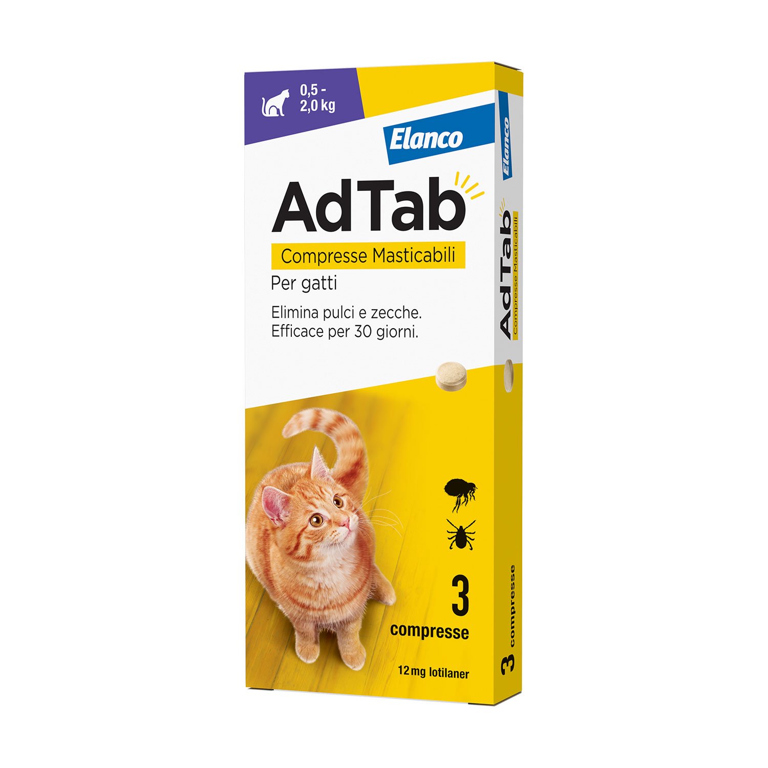 Elanco Cat Adtab Antiparassitario gatti 0,5-2 kg