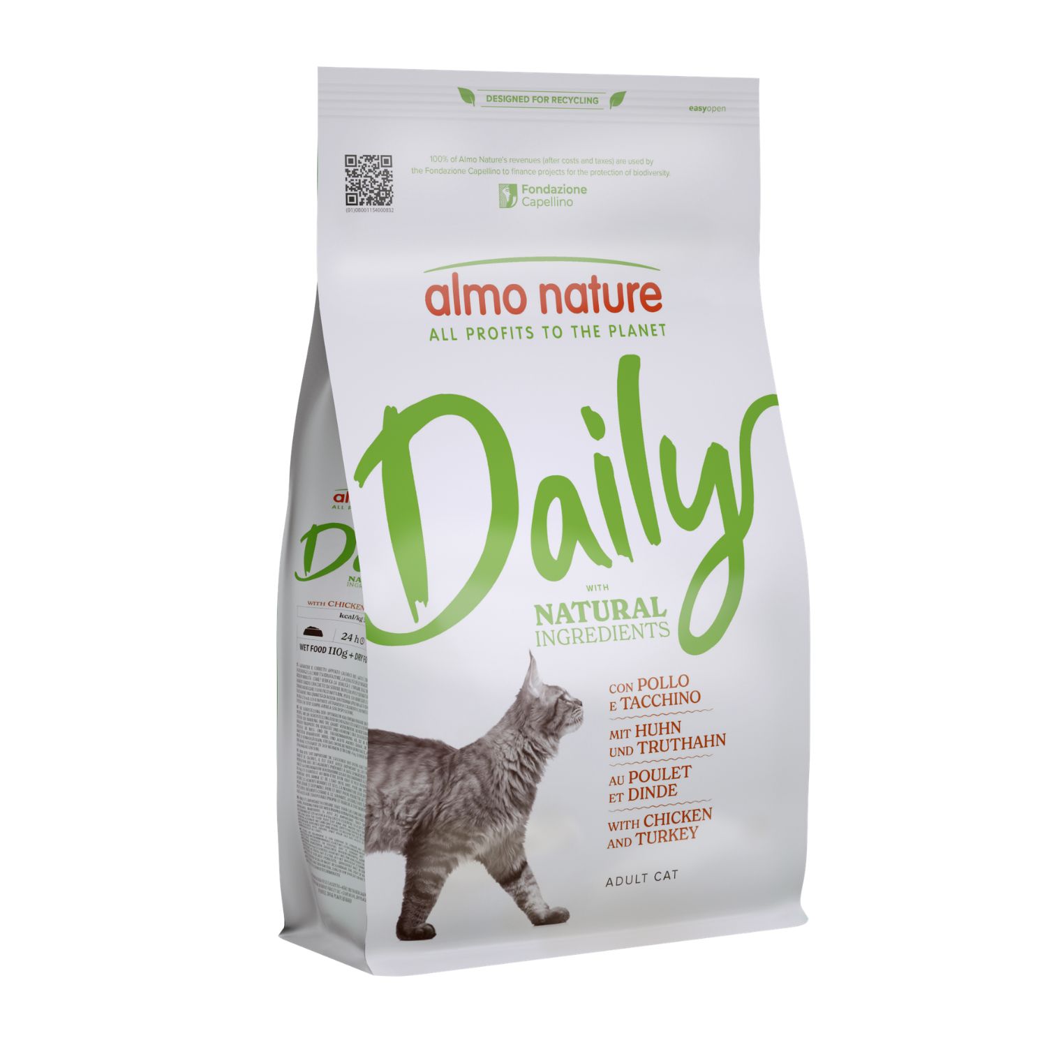 Almo Nature Daily Maintenance Cat Adult con Pollo e tacchino 1,2kg img