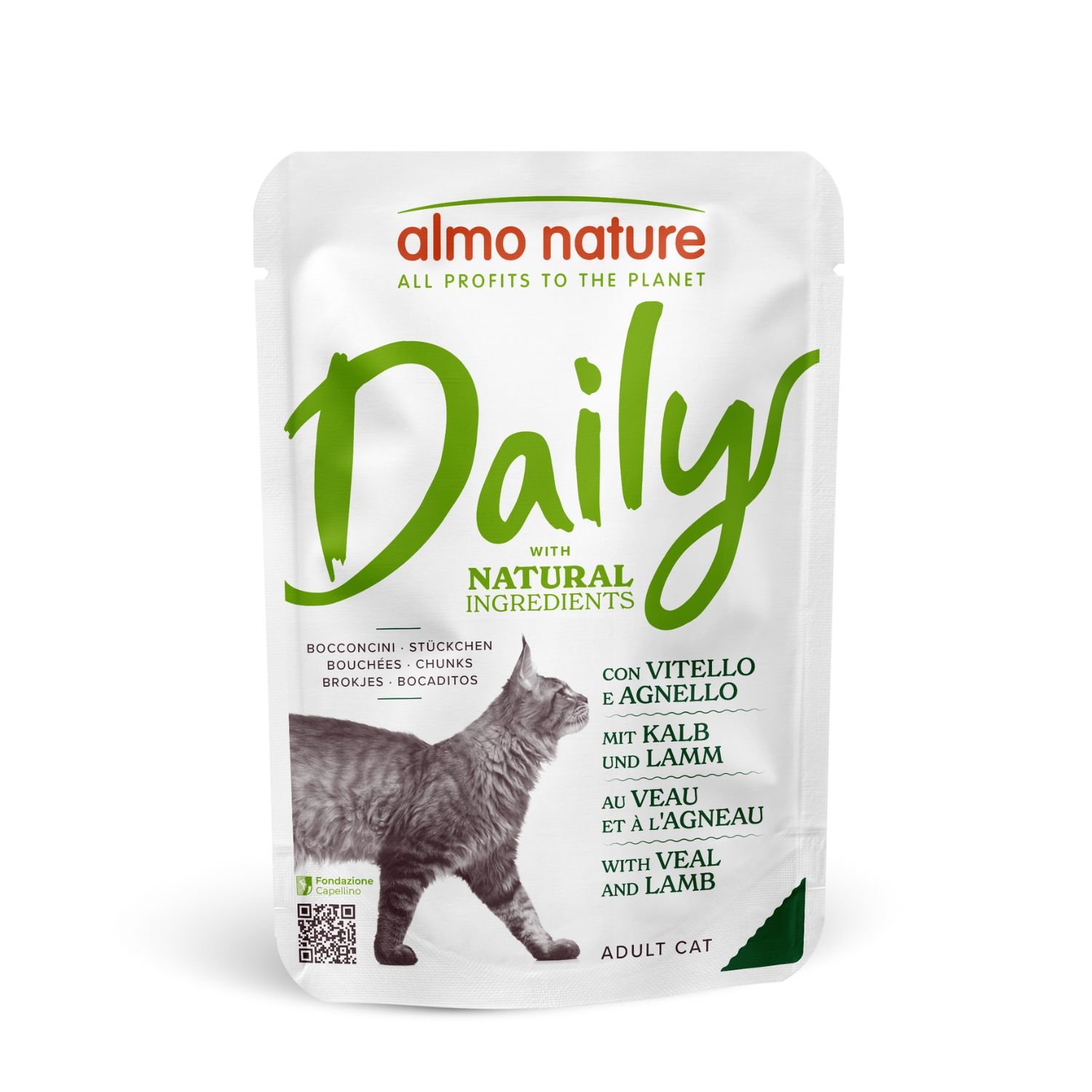 Almo Nature Daily Cat Adult Agnello e Vitello 70gr