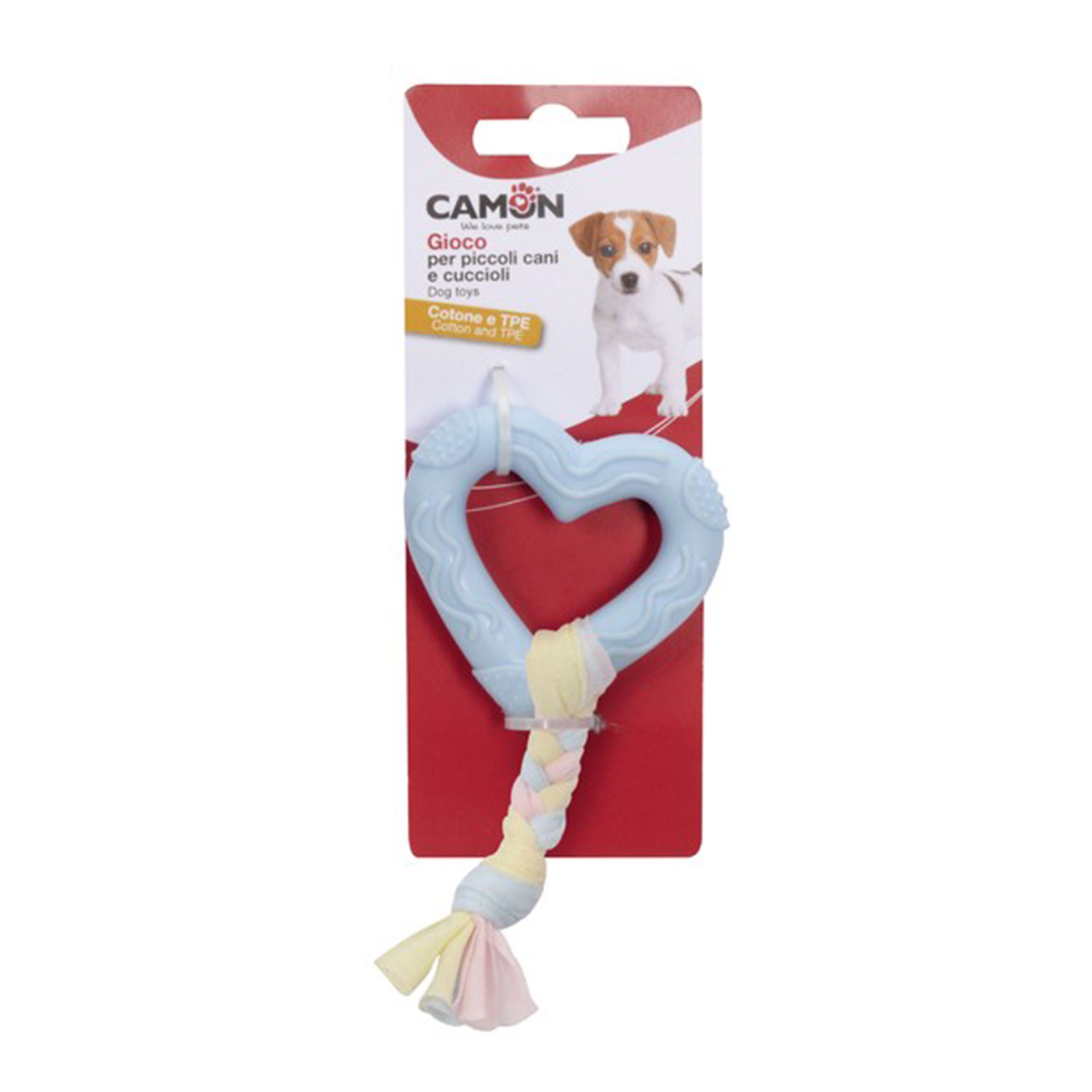 Camon Gioco Cuore in TPE con treccia 7 cm