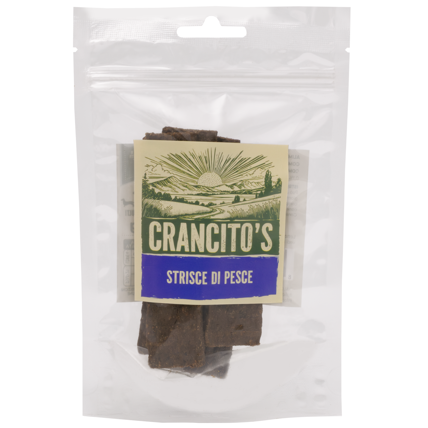 Crancito's Dog Adult Snack Strisce di Pesce 80gr