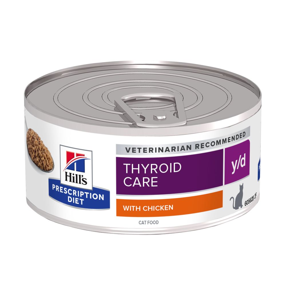 Hill's Prescription Diet Cat y/d Thyroid Care Paté con Pollo 156 gr img