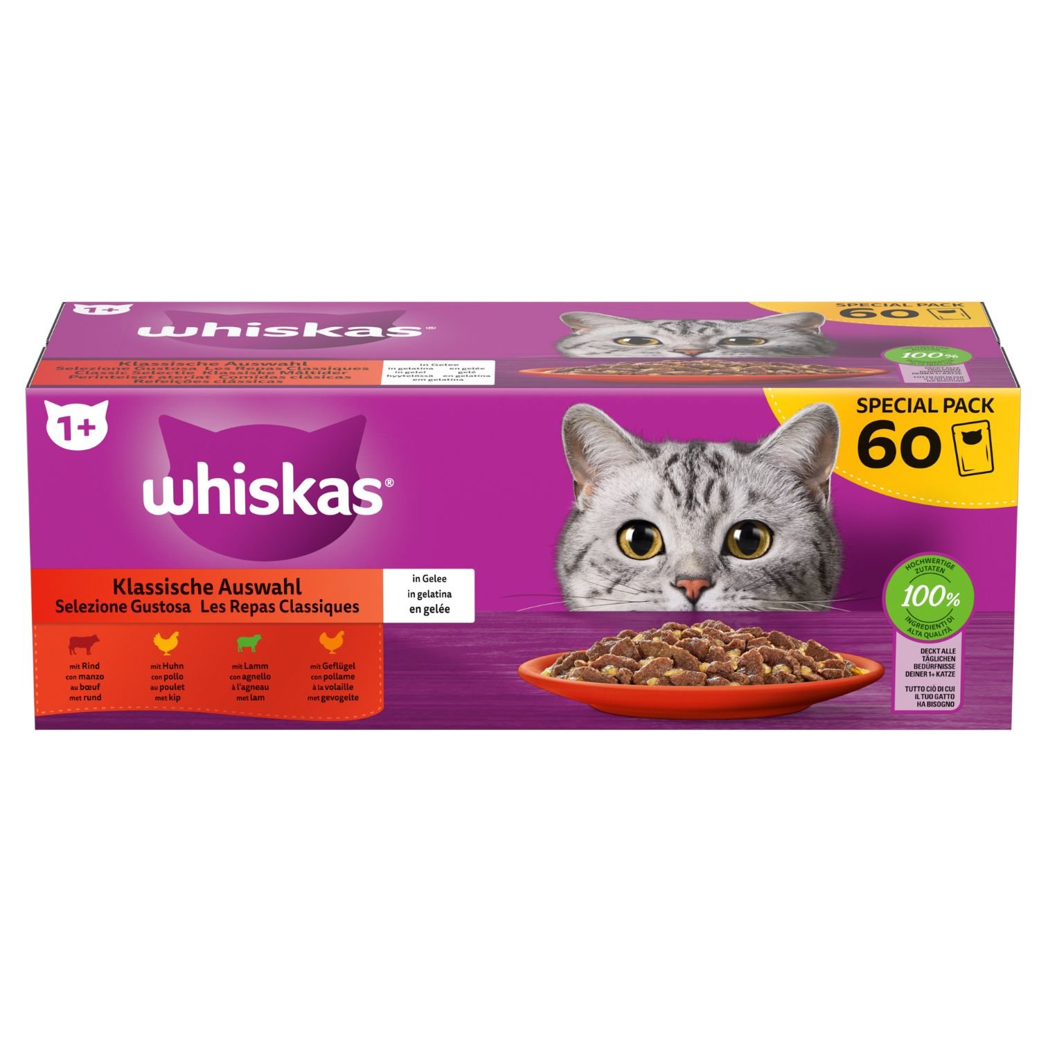Whiskas Selezione Gustosa in gelatina 60x85gr