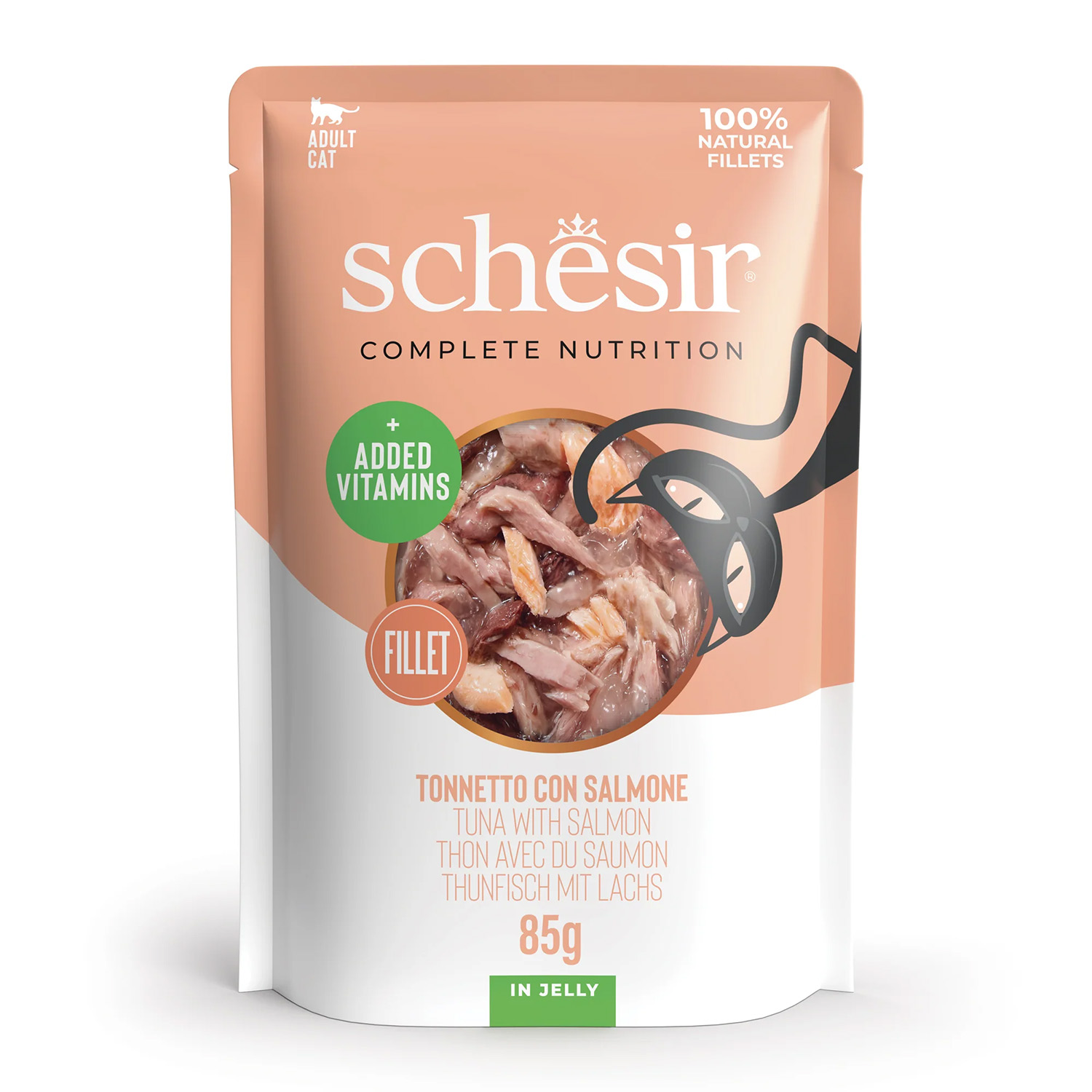 Schesir Cat Adult Tonnetto con Salmone 85 gr