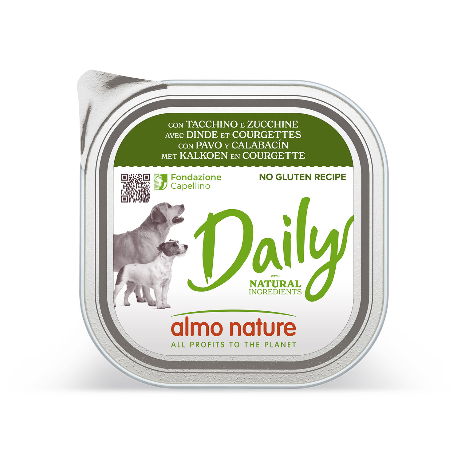 Almo Nature Daily Dog Adult Tacchino e zucchine 100gr