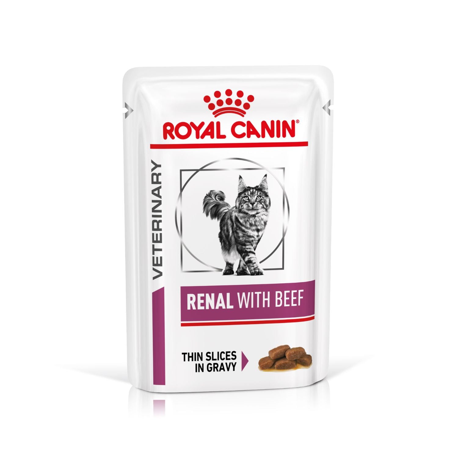 Royal Canin Veterinary Diet Cat Renal con Manzo 12x85 gr img