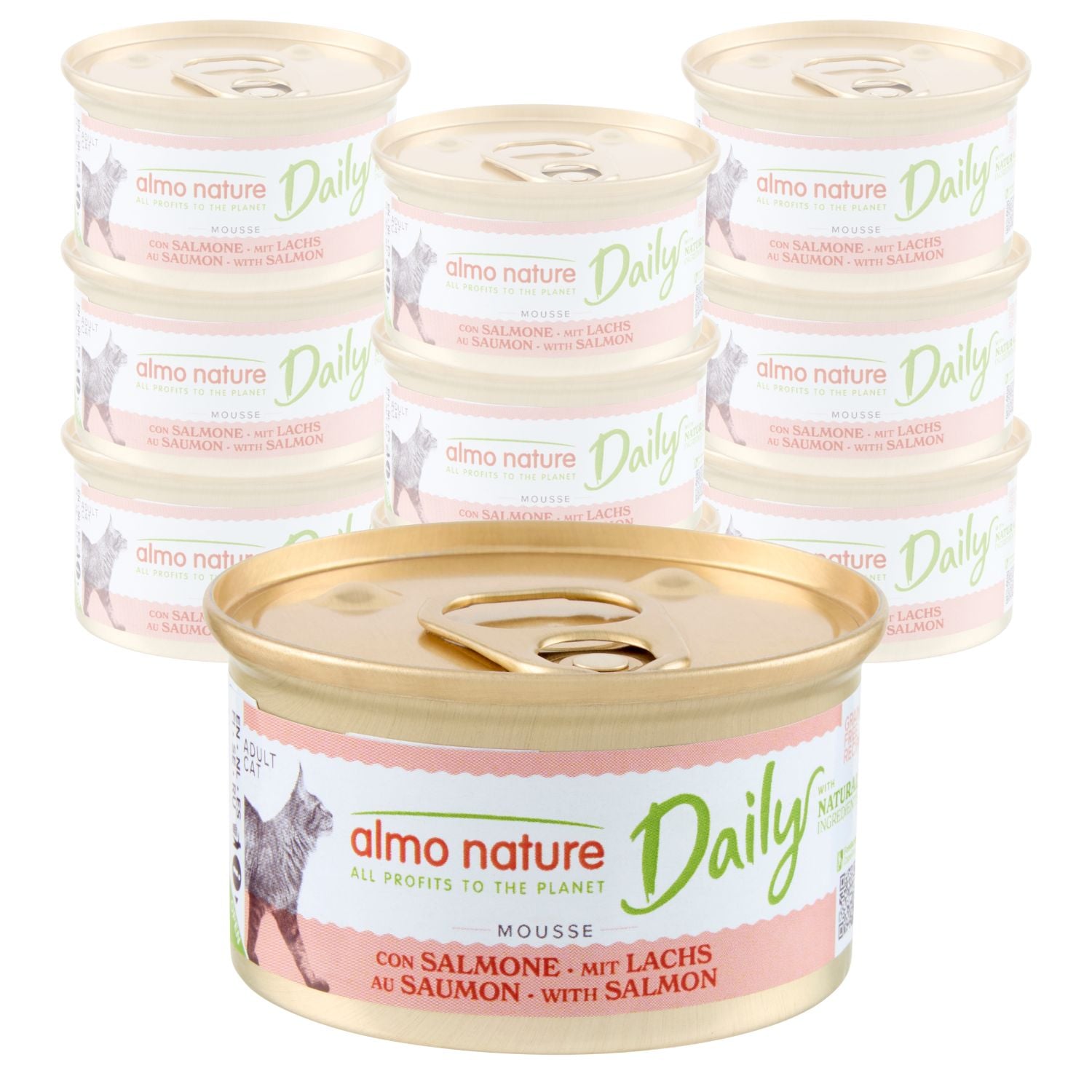 Almo Nature Daily Cat Adult Mousse Salmone 85g