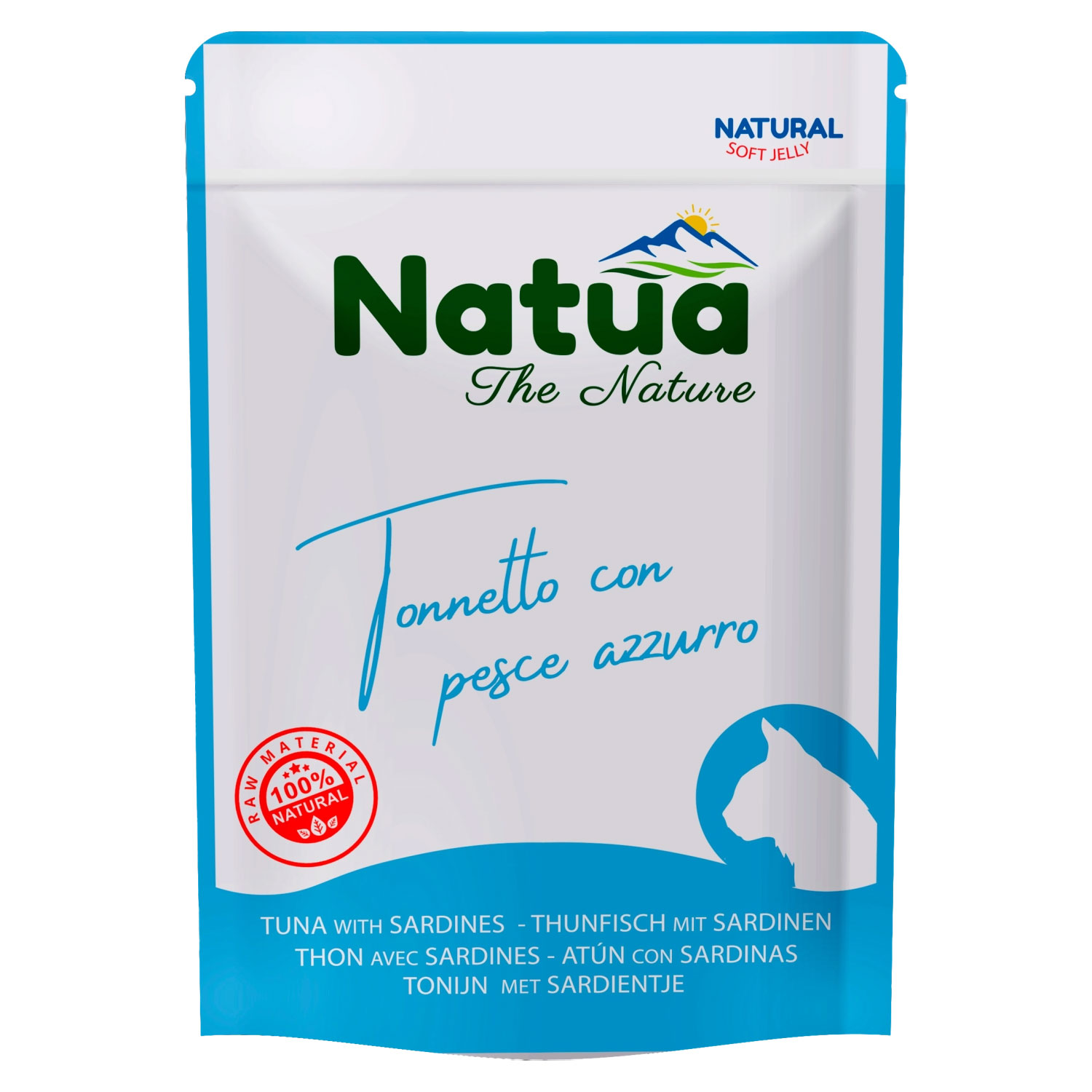 Natua Natural Cat Adult Tonnetto con Pesce Azzurro 70gr