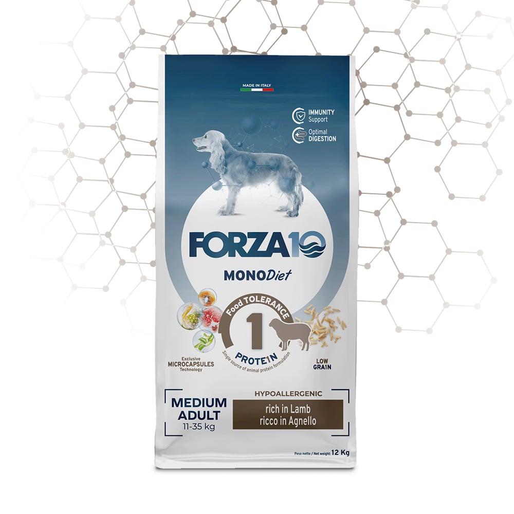 Forza10 Mono Diet Dog Adult Medium con Agnello 12 kg