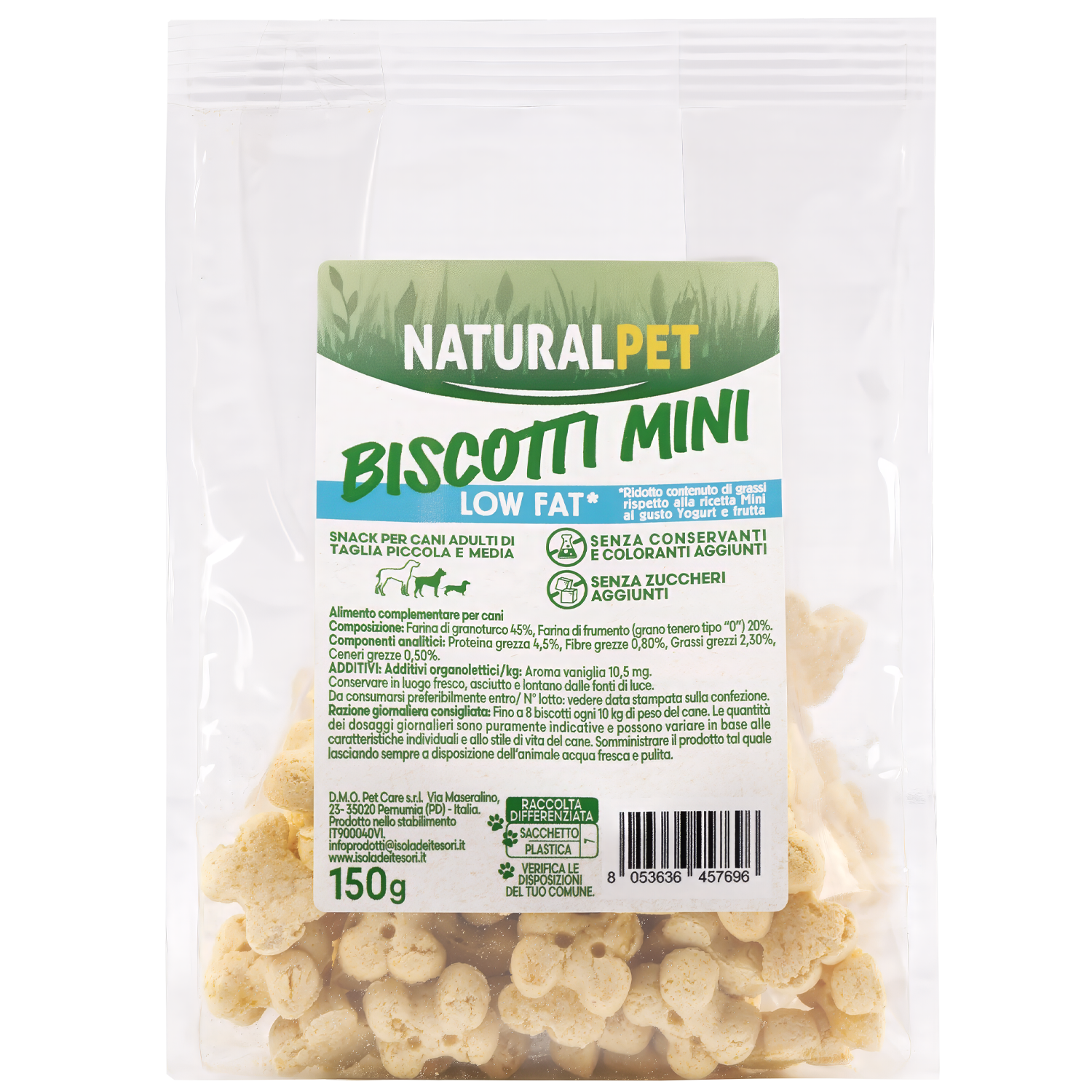 Naturalpet Dog Adult Mini&Medium Low fat 150gr img