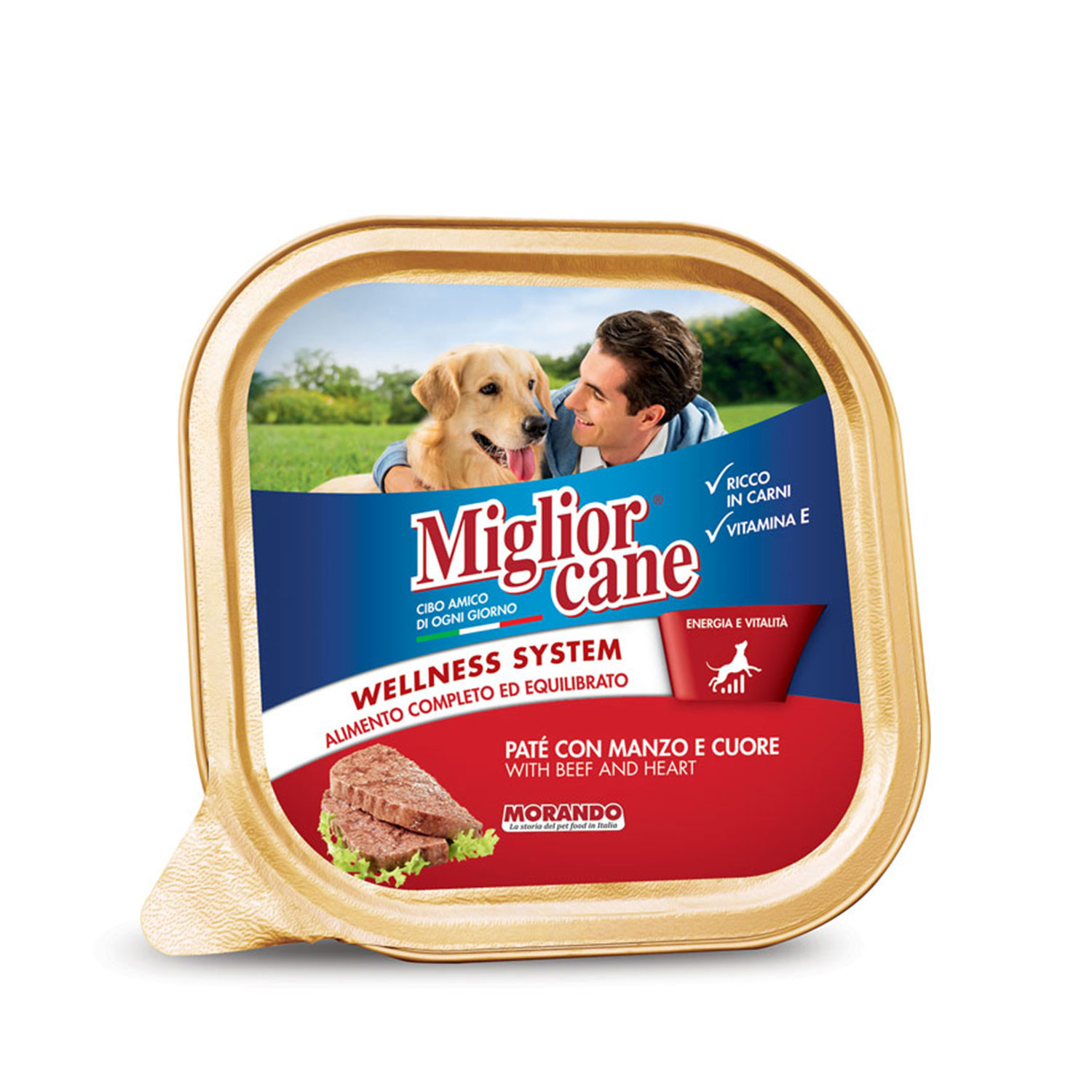 Migliorcane Paté con Manzo e cuore 150gr