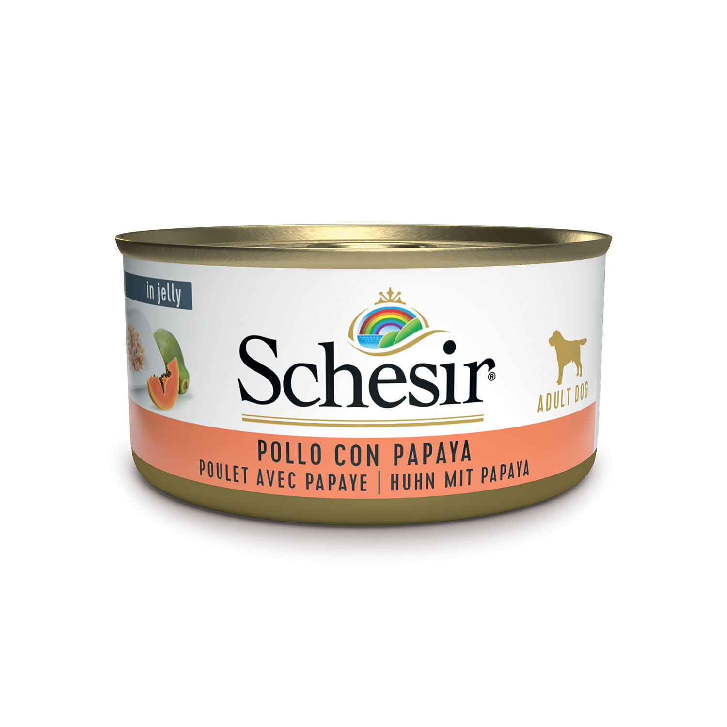 Schesir Dog Adult Pollo e Papaya 150 gr