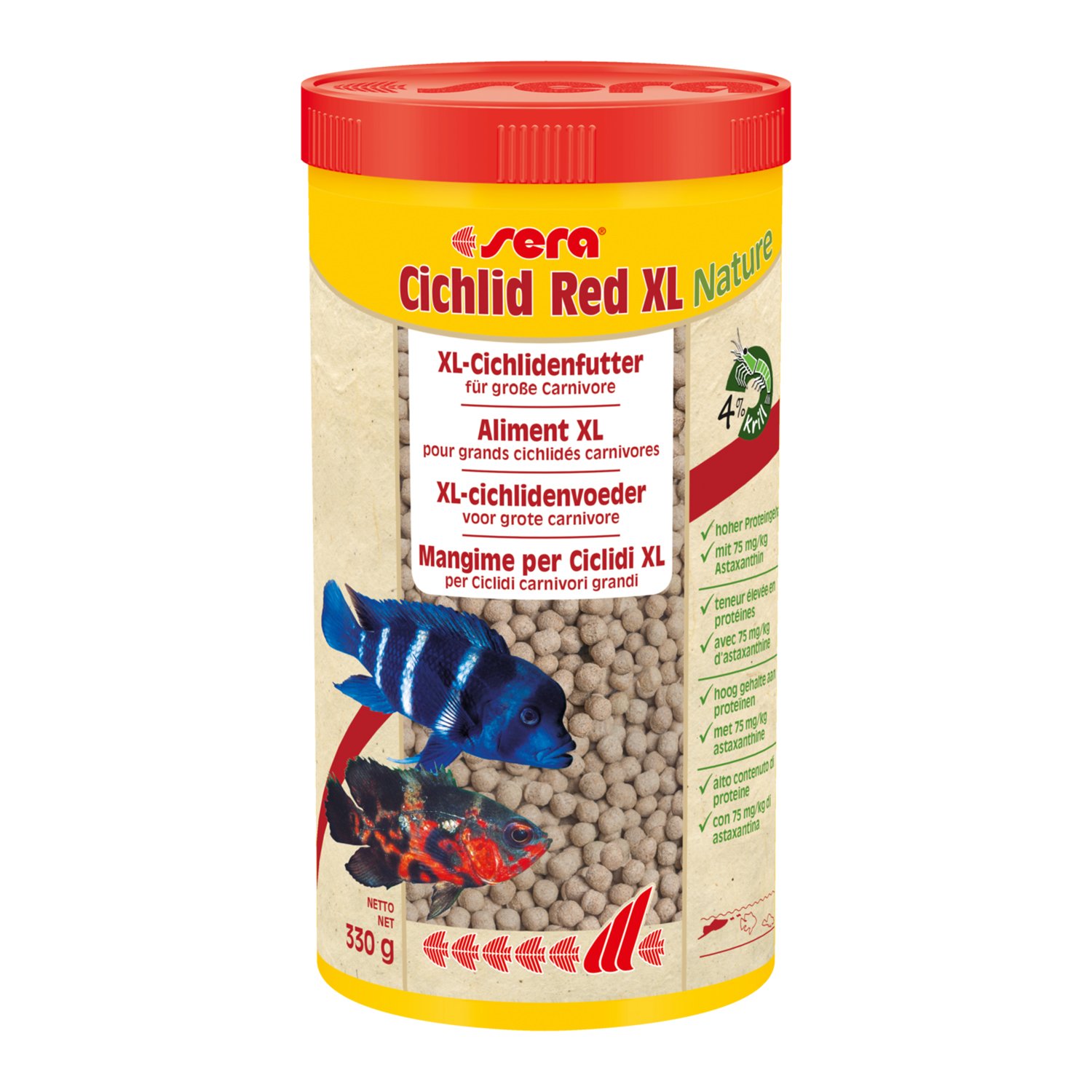 Sera Cichlid Red Xl Nature 1000 ml