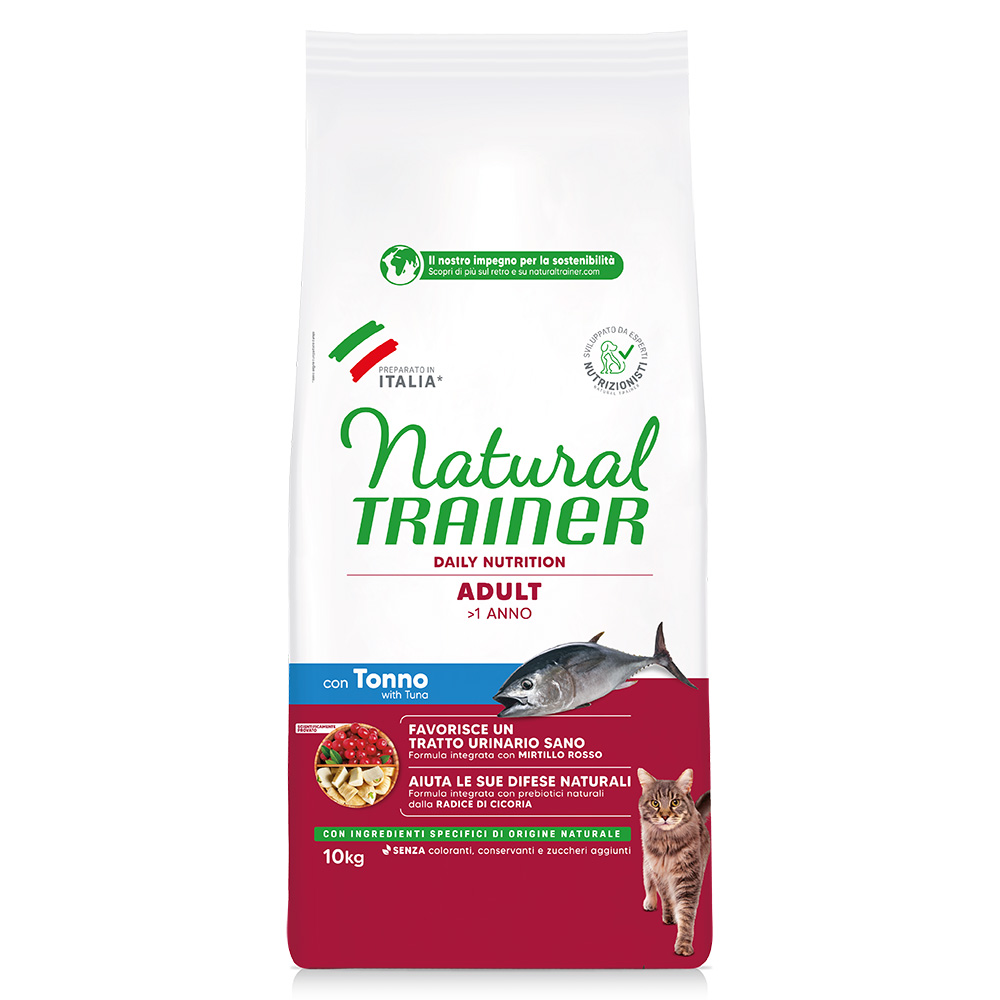Natural Trainer Cat Adult con Tonno 10 kg