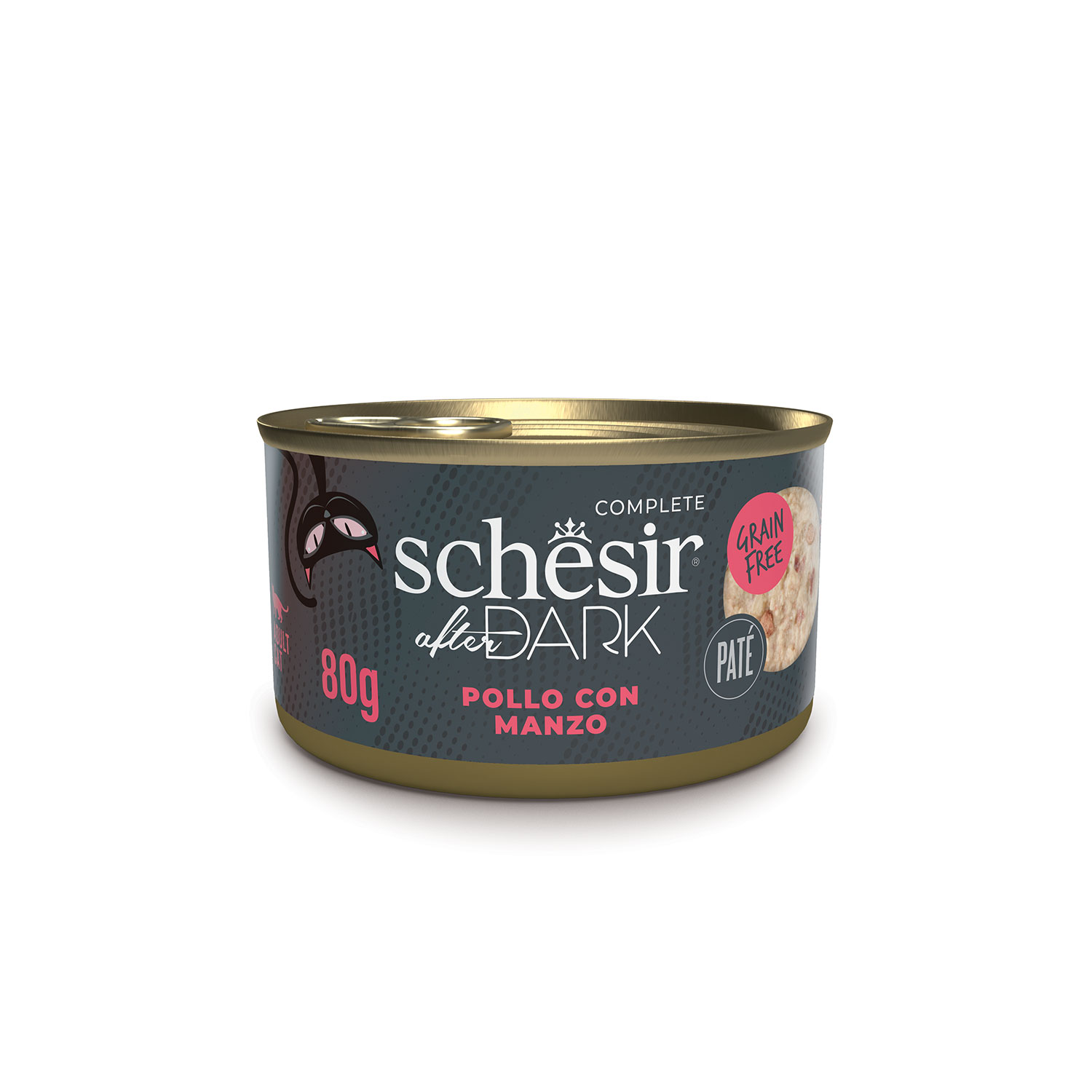 Schesir After Dark Cat Adult Patè Pollo con Manzo 80 gr