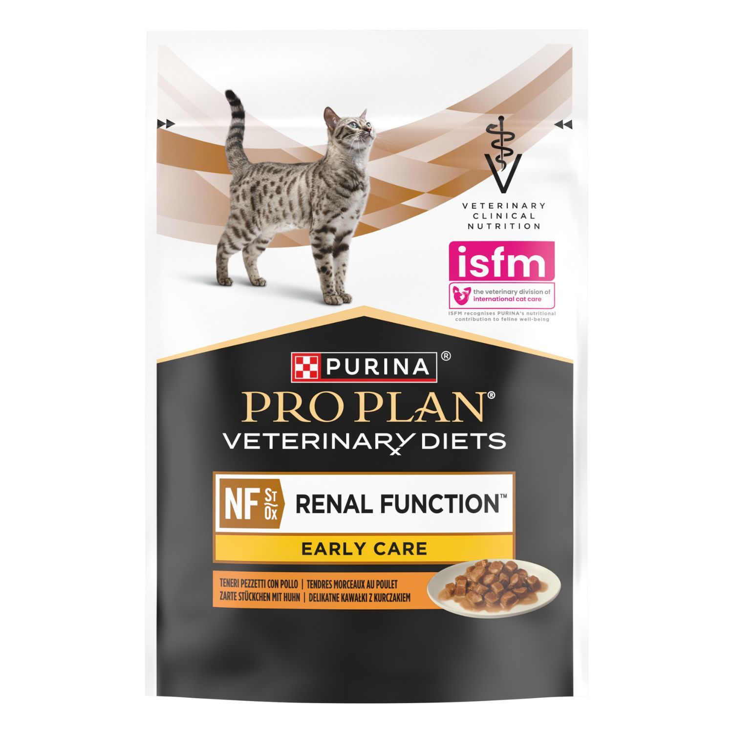 Purina Pro Plan Veterinary Diets Purina Pro Plan Veterinary Diet Renal Gatti adulti Bocconcini in salsa al Pollo 85 gr
