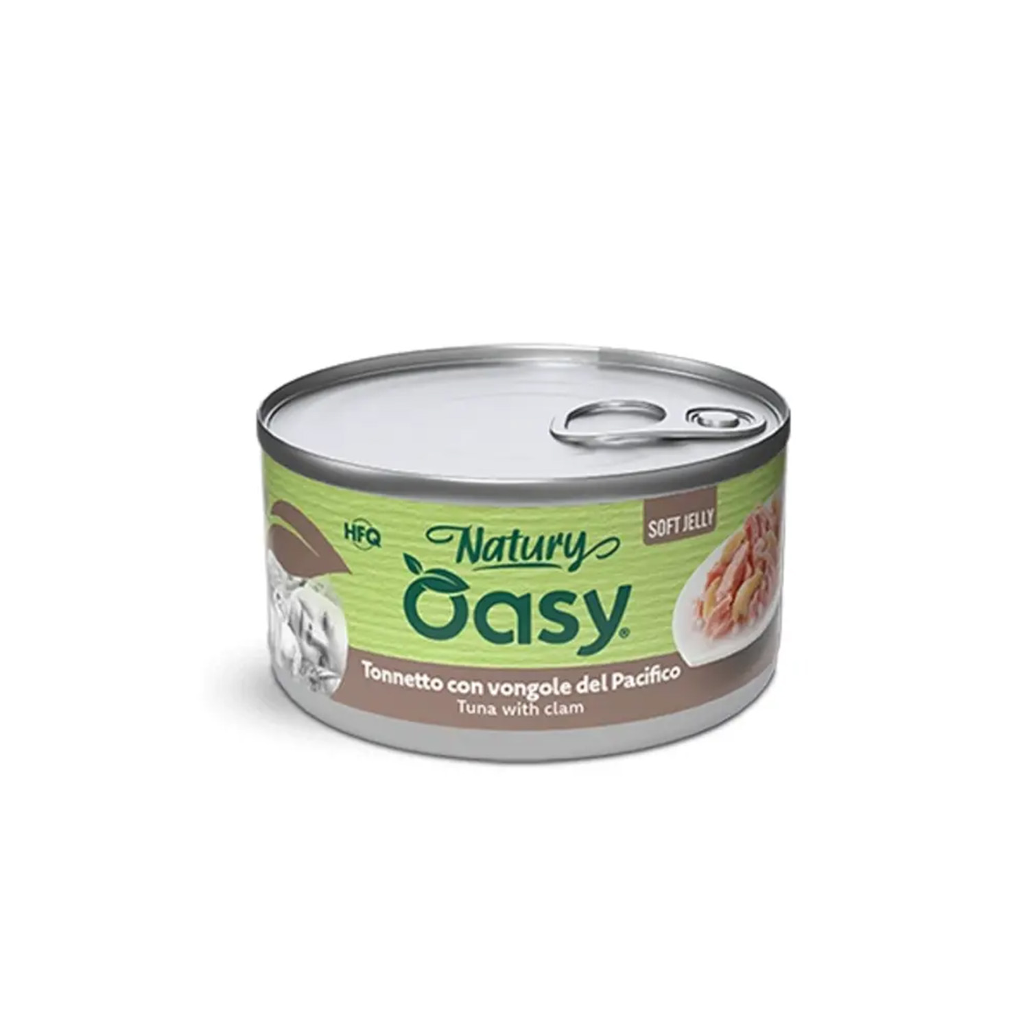 Oasy Cat Natury Tonnetto con vongole 85g