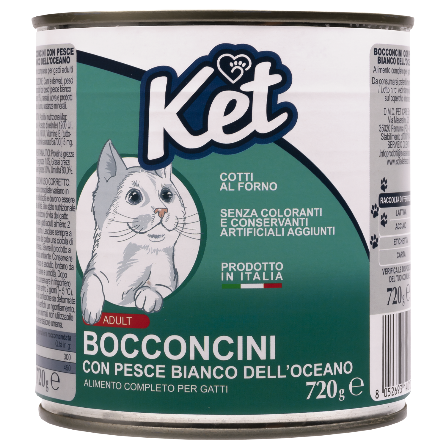 Ket Cat Adult All breeds Bocconcini Pesce dell'Oceano 720 gr