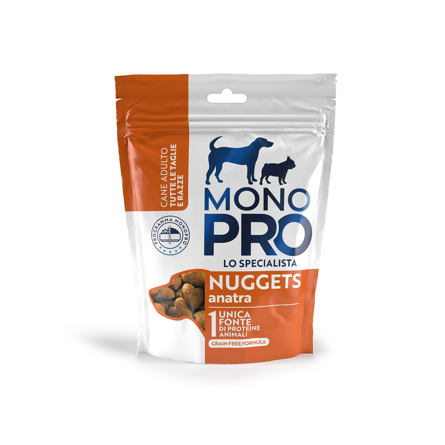 Monopro Dog Adult All breeds Snack Nuggets Anatra 80gr