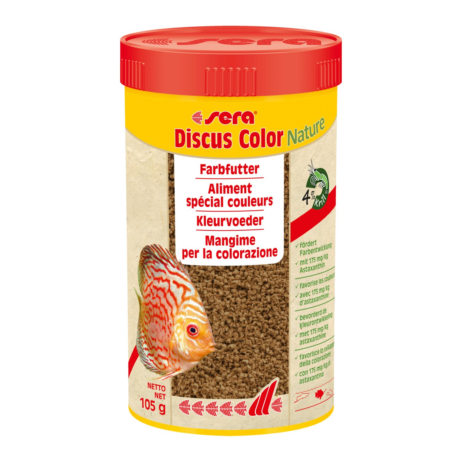 Sera Discus Color Nature 250 ml - Scad Marzo 2026