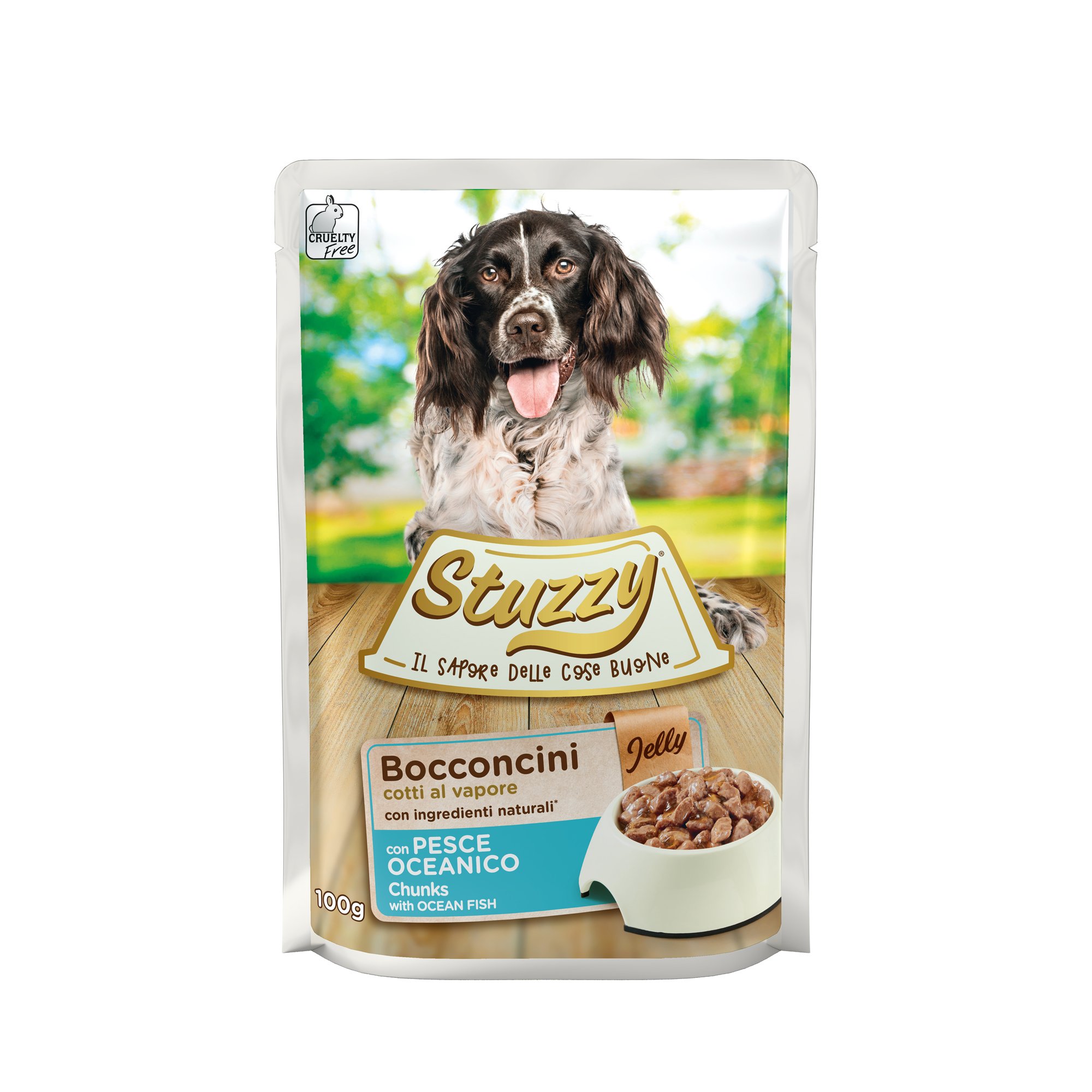 Stuzzy Dog Bocconcini con Pesce Oceanico in Gelatina 100 gr
