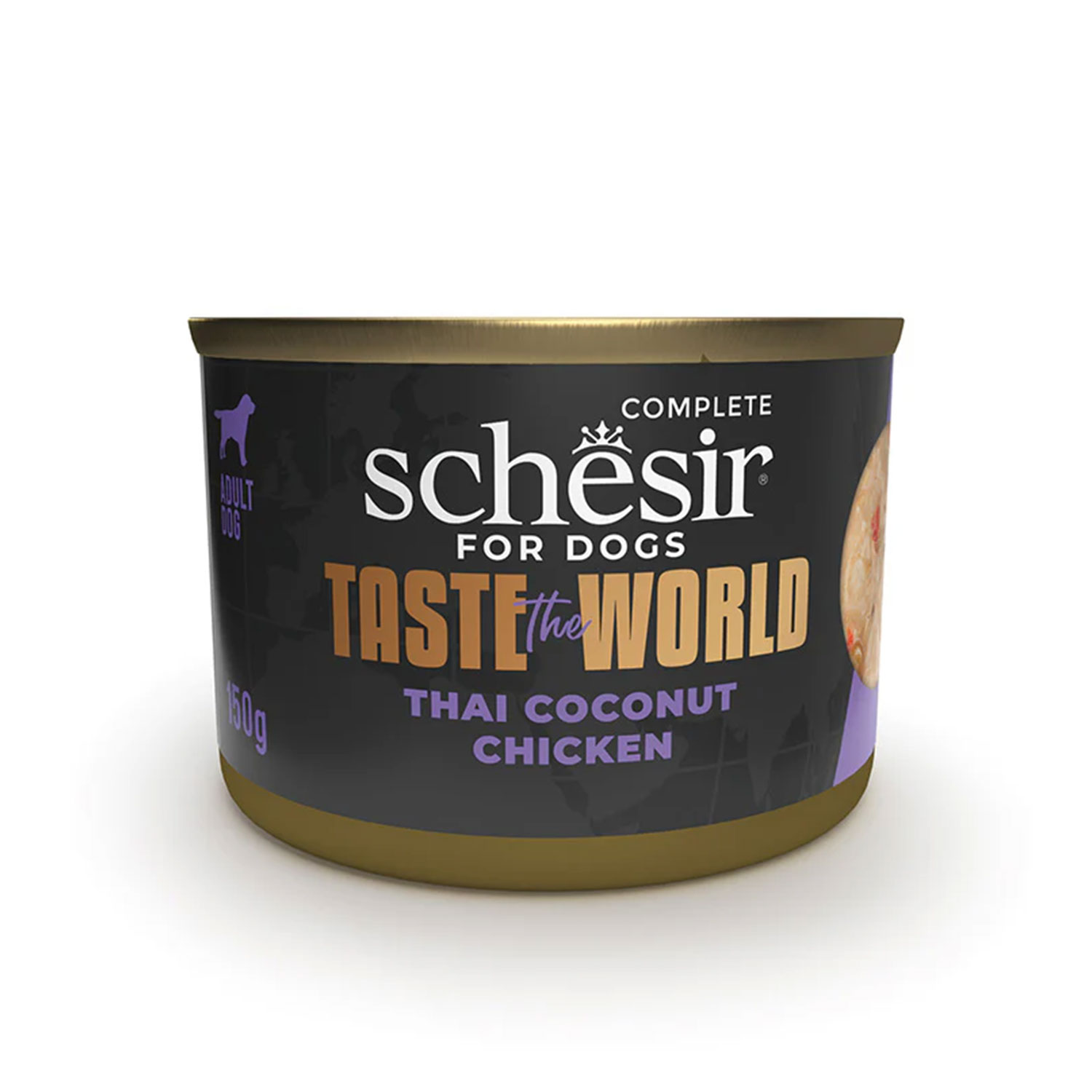 Schesir Taste the World Dog Adult Pollo Thai coconut in brodo 150gr
