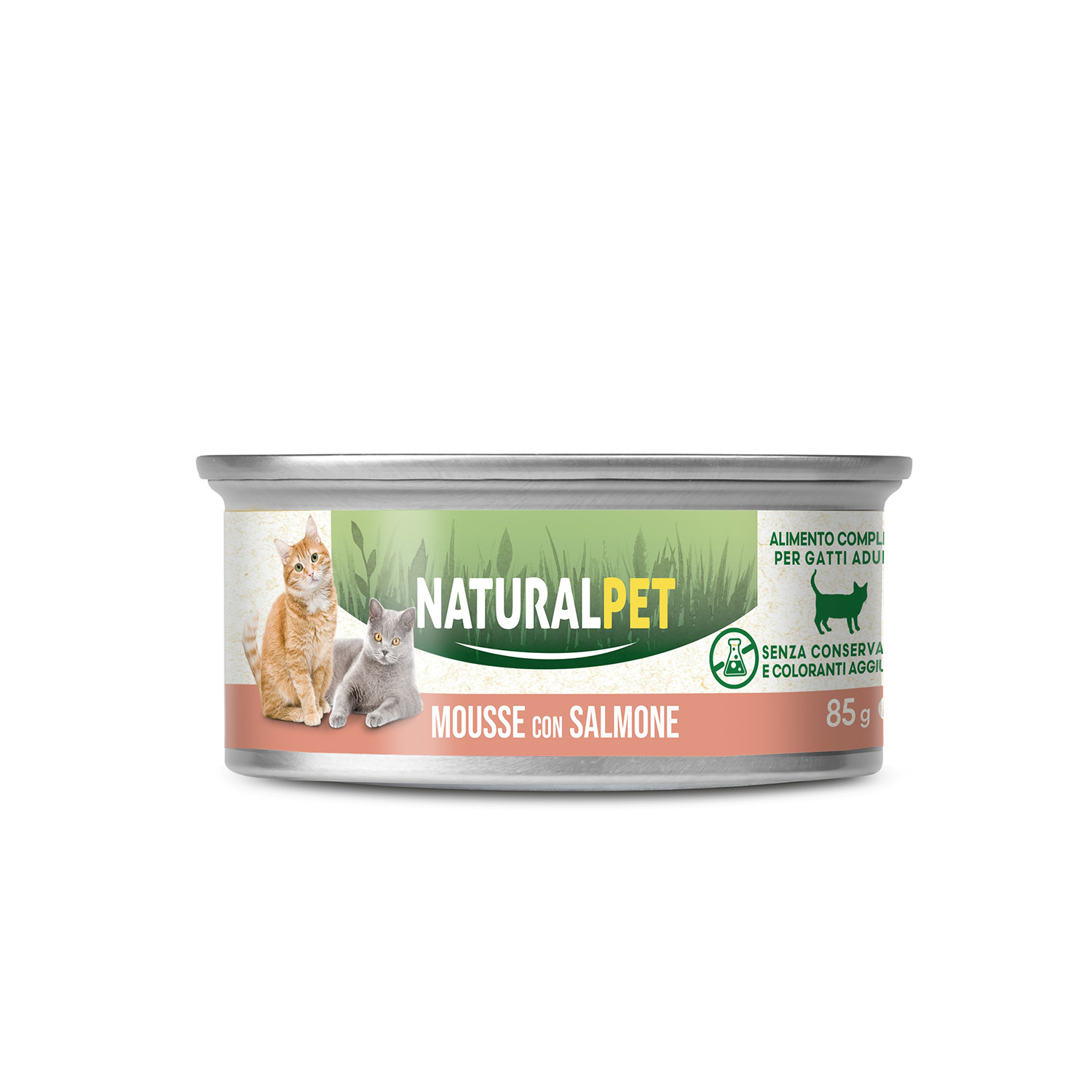 Naturalpet Cat Adult Mousse con Salmone 85 gr img