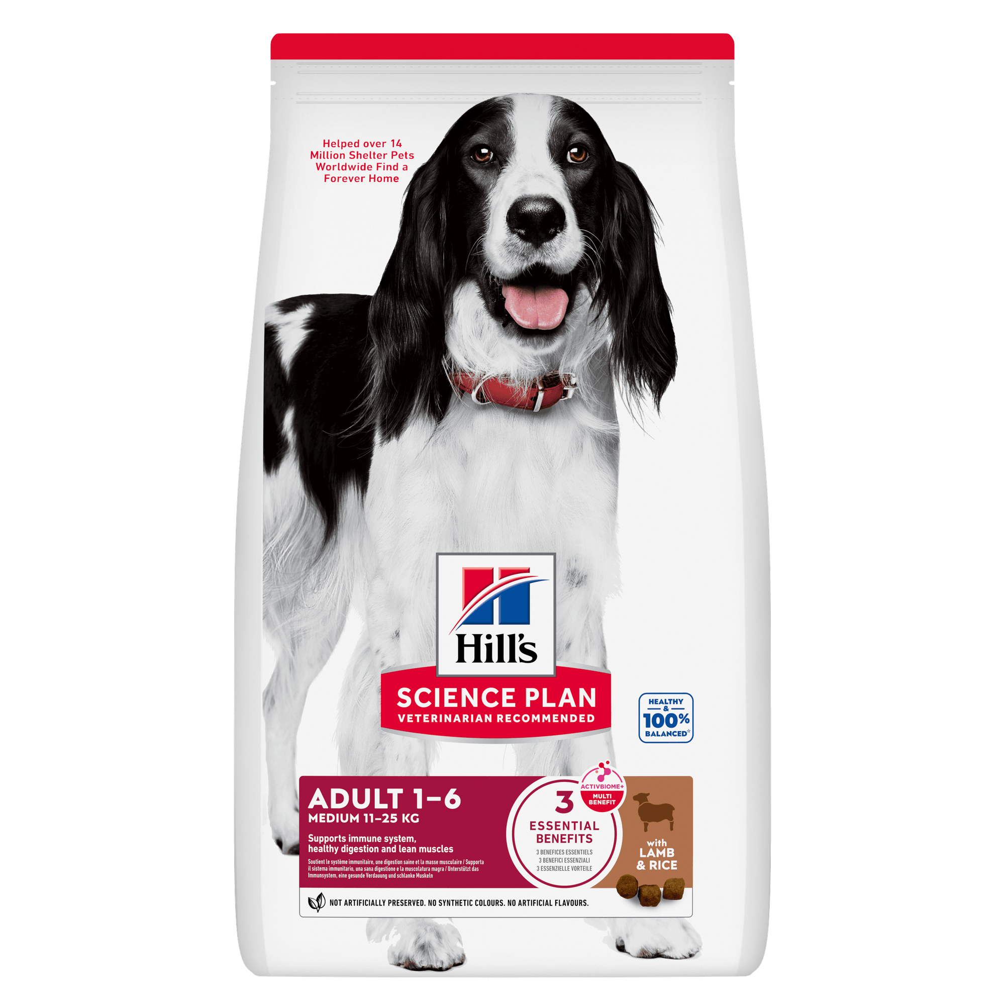 Hill's Science Plan Dog Adult Medium con Agnello e Riso 14 kg