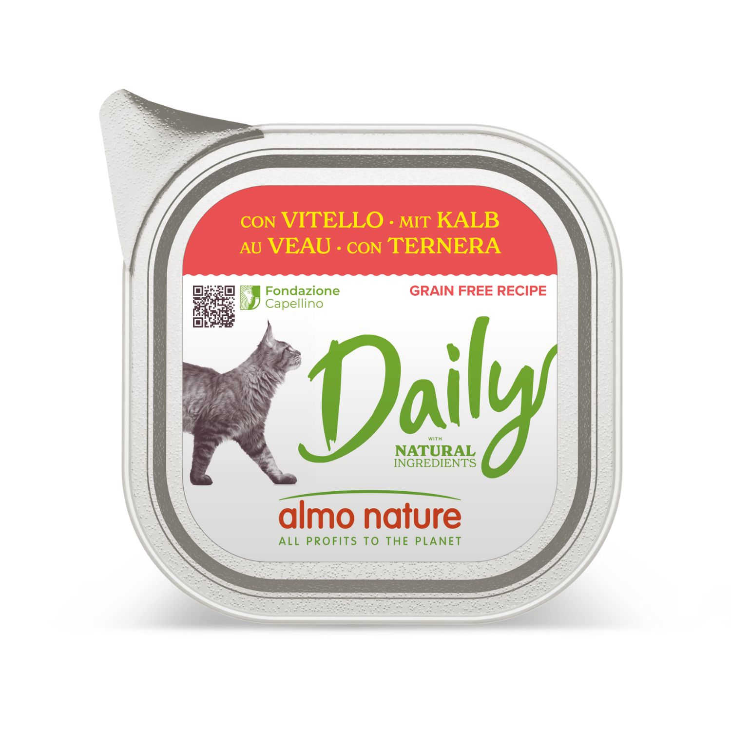 Almo Nature Daily Cat Adult Vitello 100g
