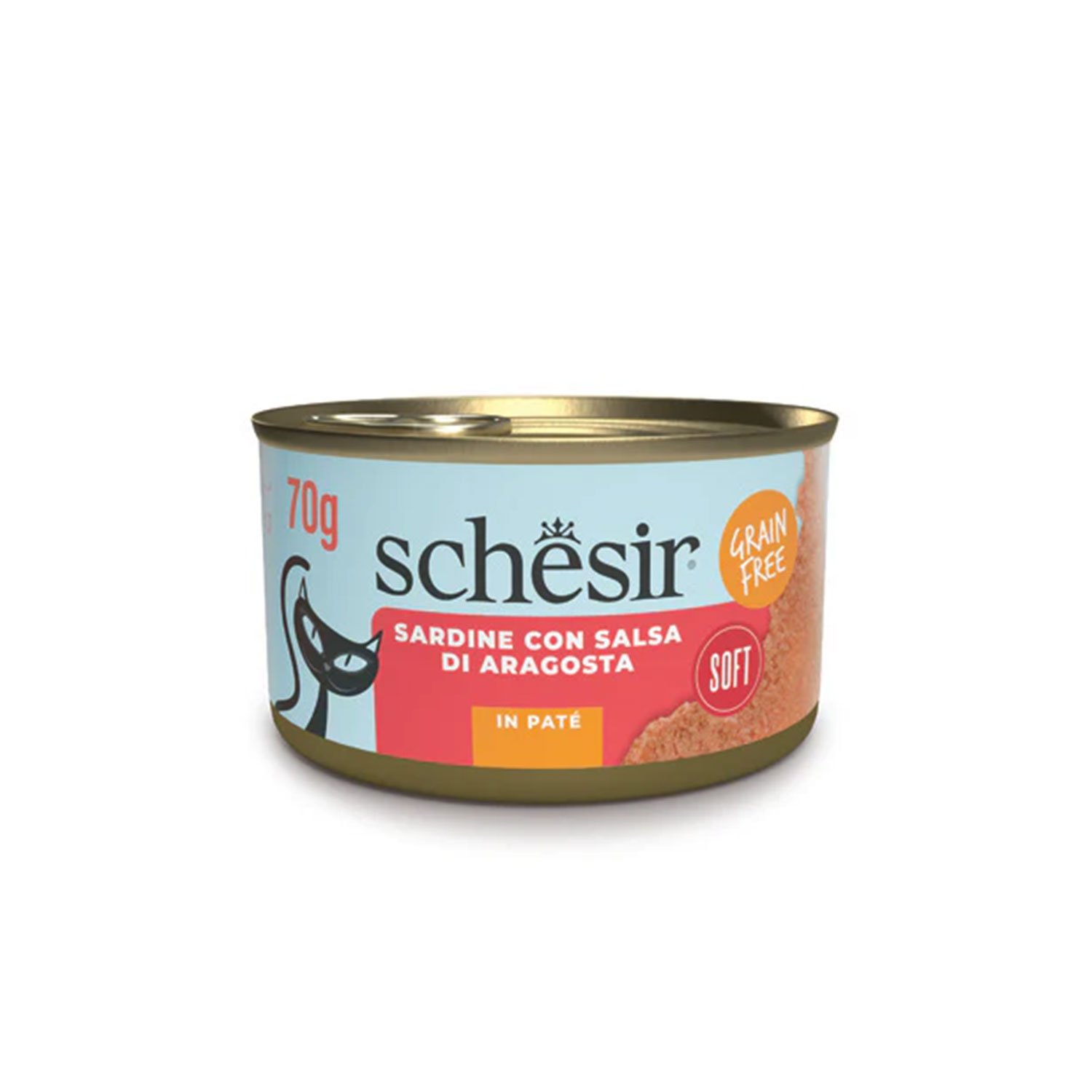Schesir Cat Adult Paté sardine con salsa di aragosta 70gr