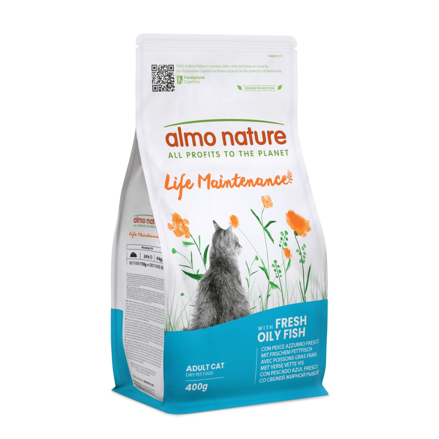 Almo Nature Life Maintenance Cat Adult Pesce Azzurro 400 gr