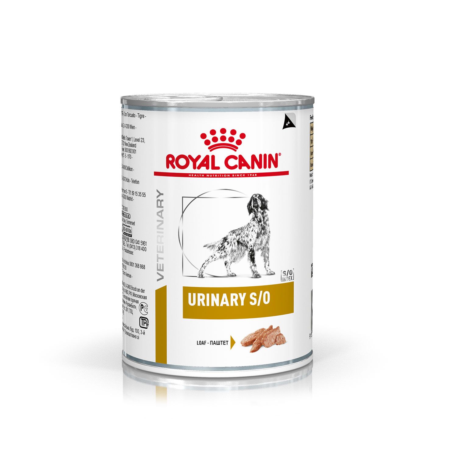 Royal Canin Veterinary Diet Dog Adult Urinary S/O in morbido patè 410 gr