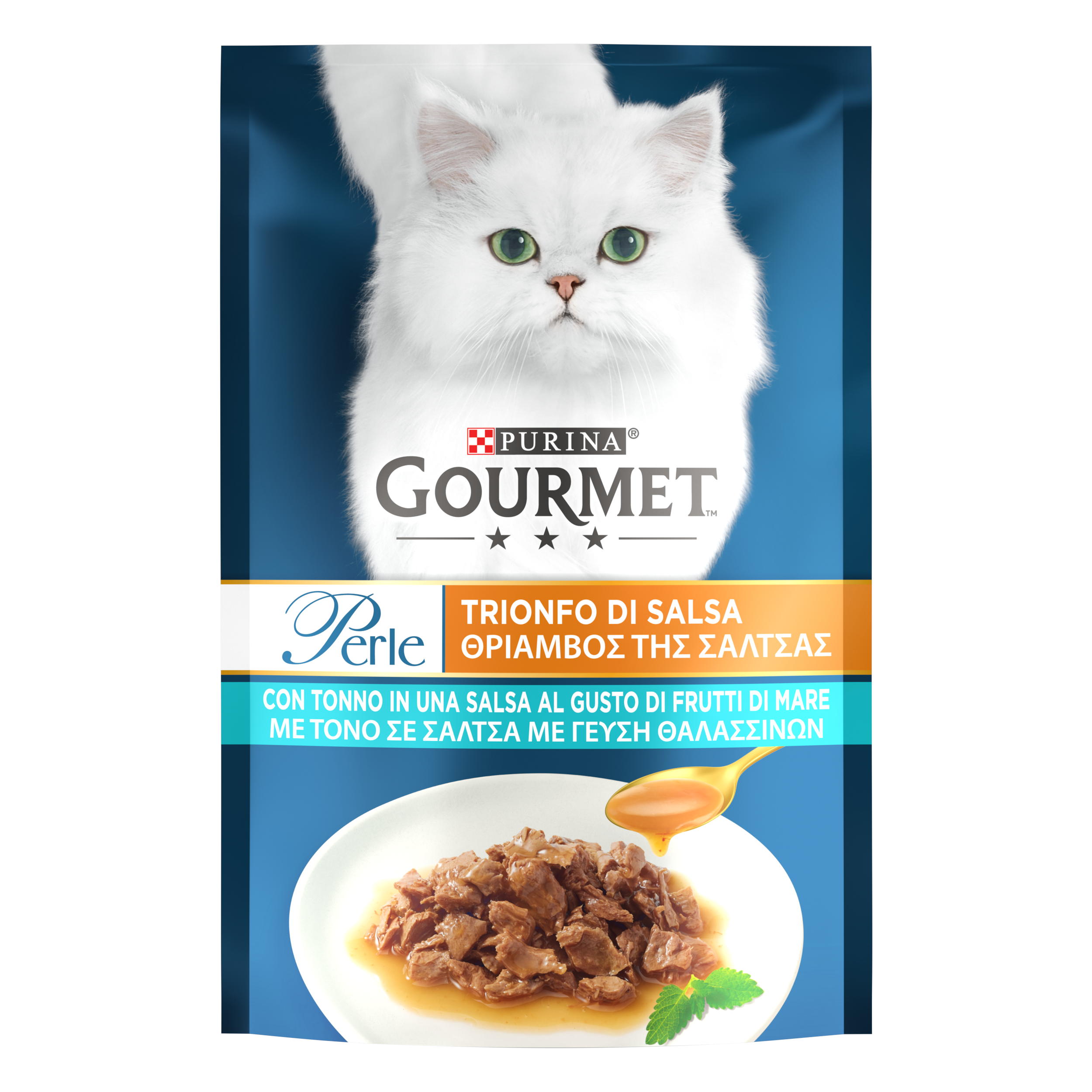 Gourmet Perle Cat Adult Trionfo di Salsa con Tonno 85 gr
