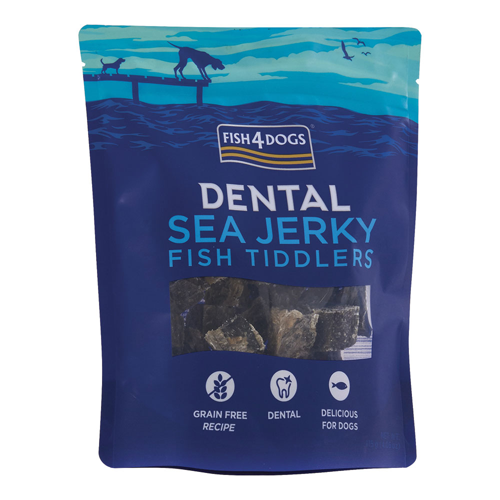 Fish4Dogs Sea Jerky Tiddlers snack 115 gr img