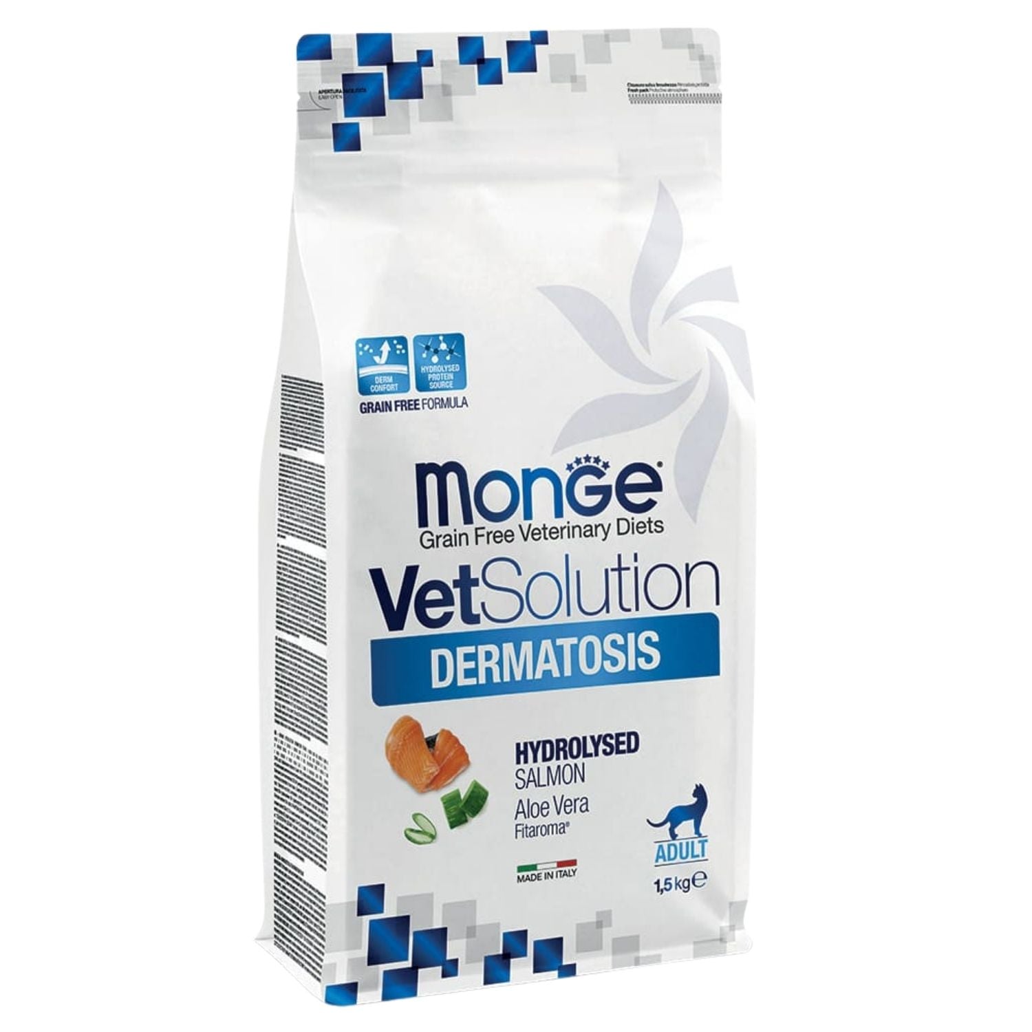 MONGE DIETA GATTO VETSOLUTION DERMATOSIS 1,5 KG img 1