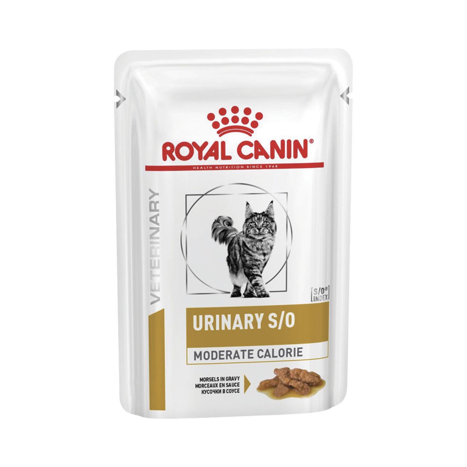 Royal Canin Veterinary Diet Cat Urinary S/O Moderate Calorie 12x85 gr img