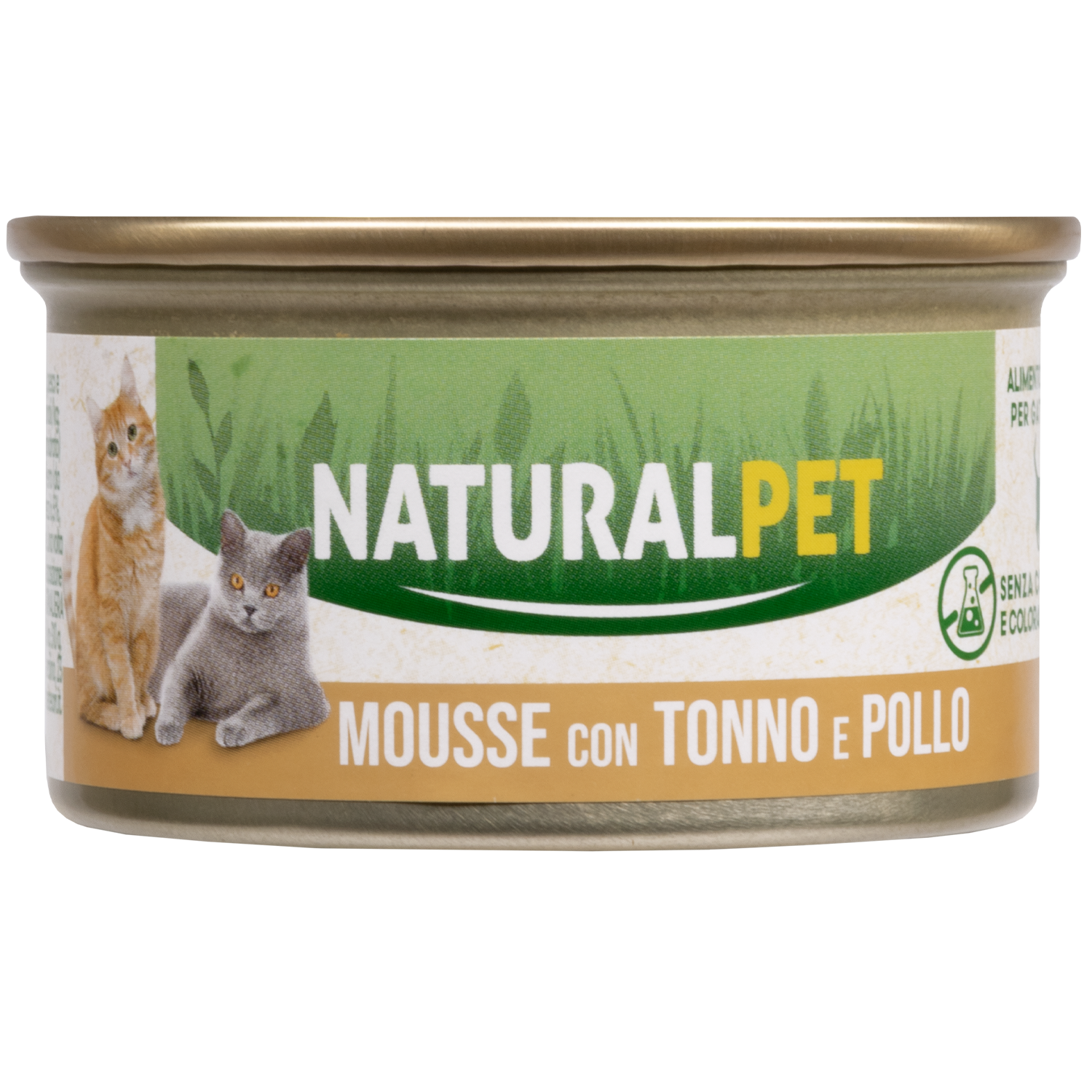 Naturalpet Cat Adult Mousse Tonno e Pollo 85gr