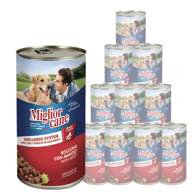 Migliorcane Dog Adult Bocconi con Manzo 1250 gr