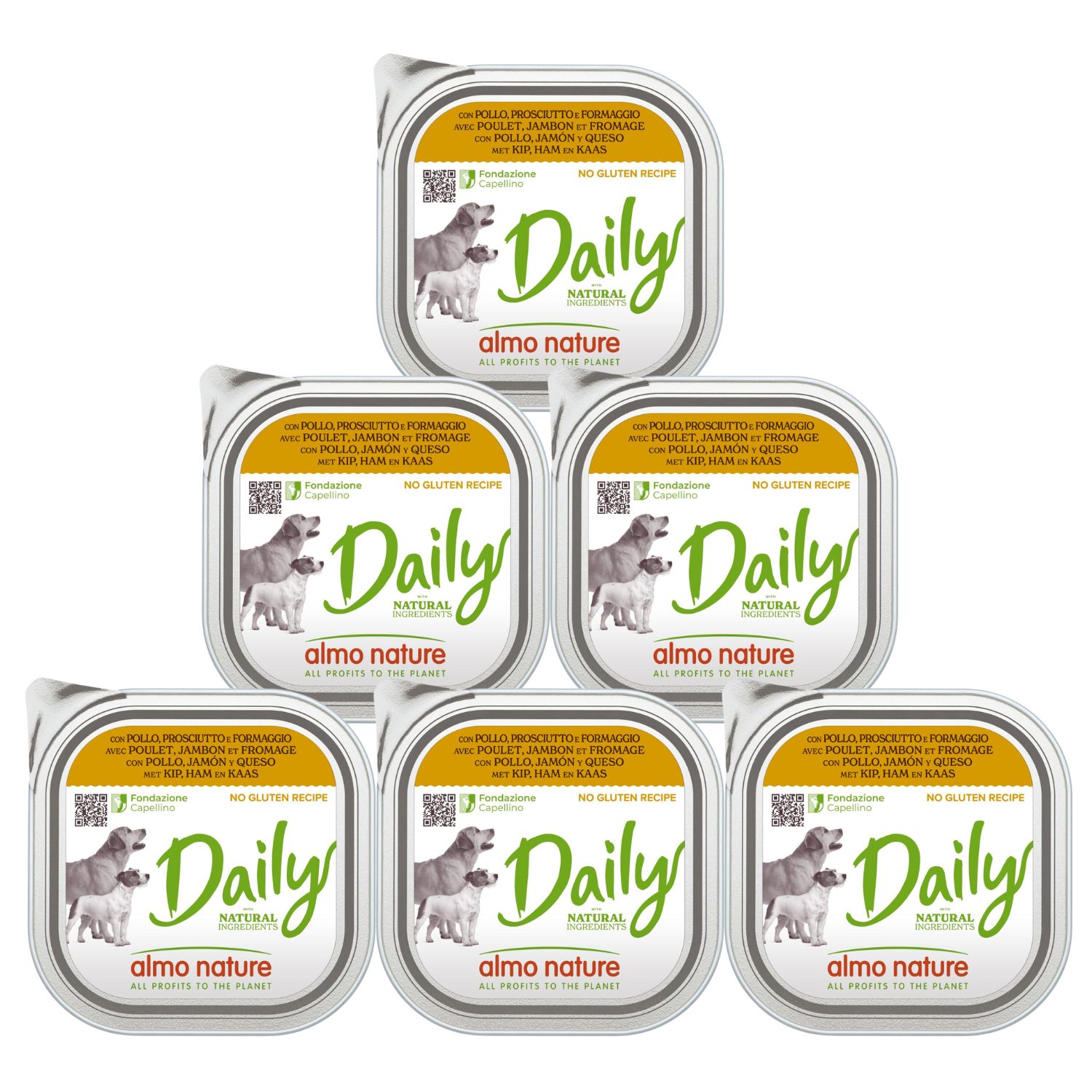 Almo Nature Daily Menu Dog Pollo Prosciutto Formaggio 300 G - Immagine 7