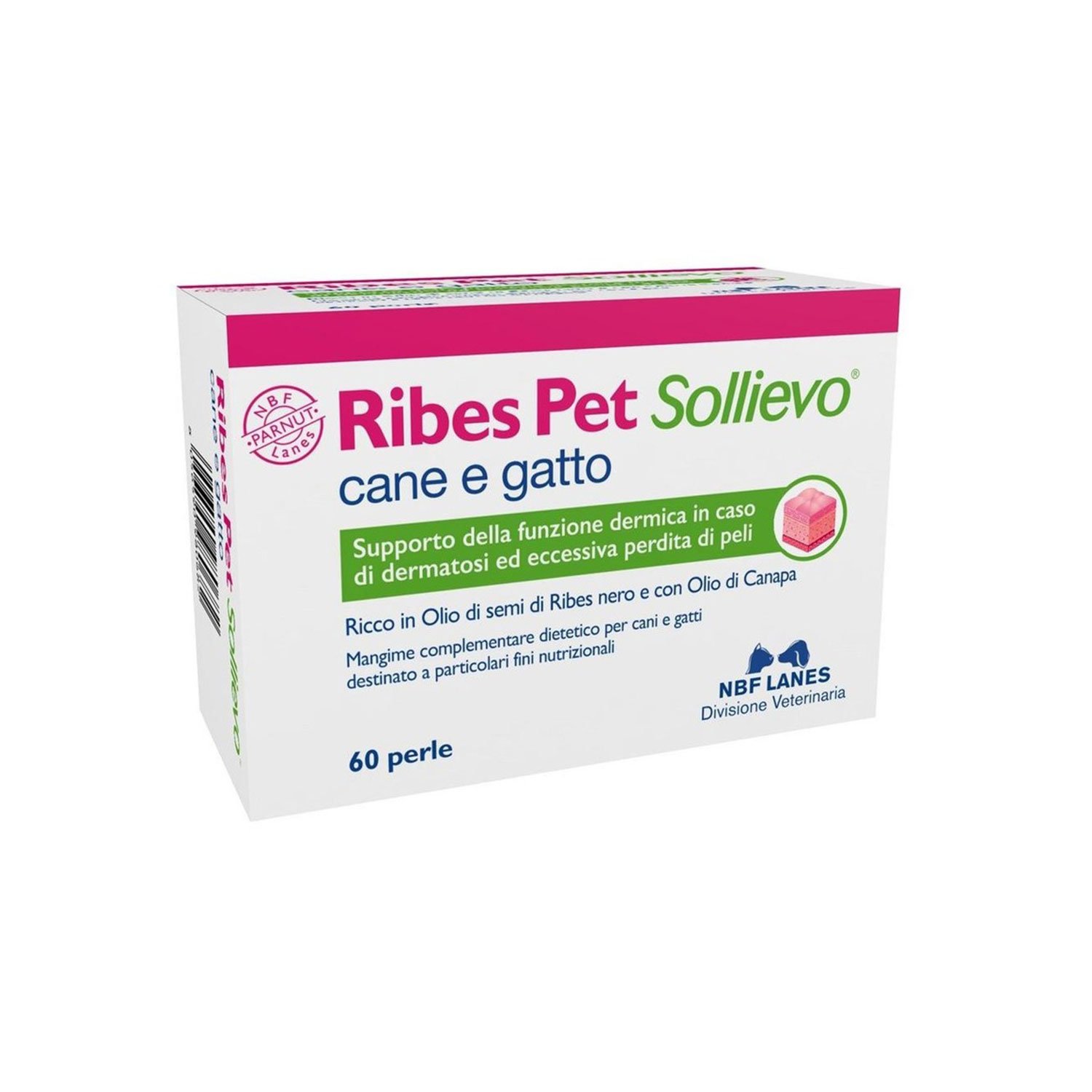 NBF Lanes Ribes Pet Sollievo 60 perle