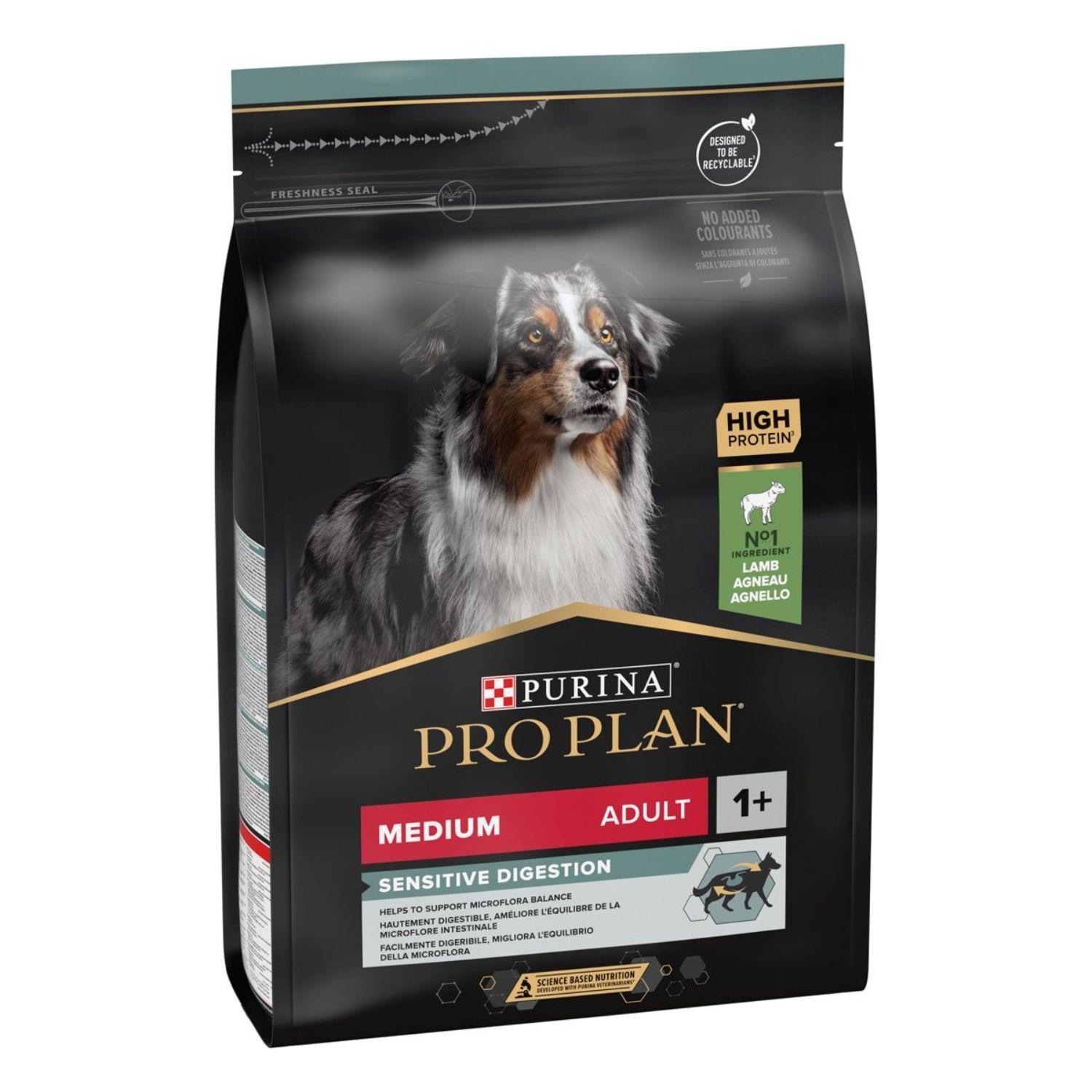 Purina Pro Plan Dog Adult Medium Sensitive Digestion Agnello 3 kg img