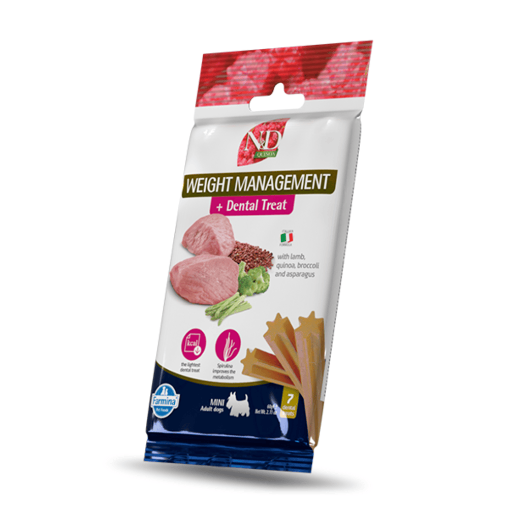 N&D Farmina Dog Adult Mini Dental Treat Weight Management 60g