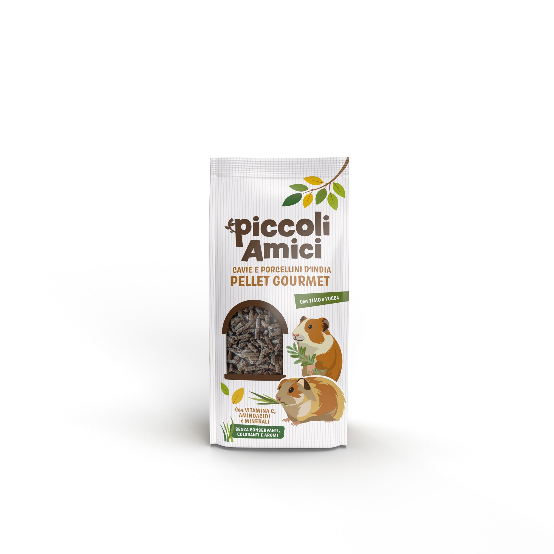 Piccoli Amici Cavie e Porcellini D'India Pellet Gourmet 800 g