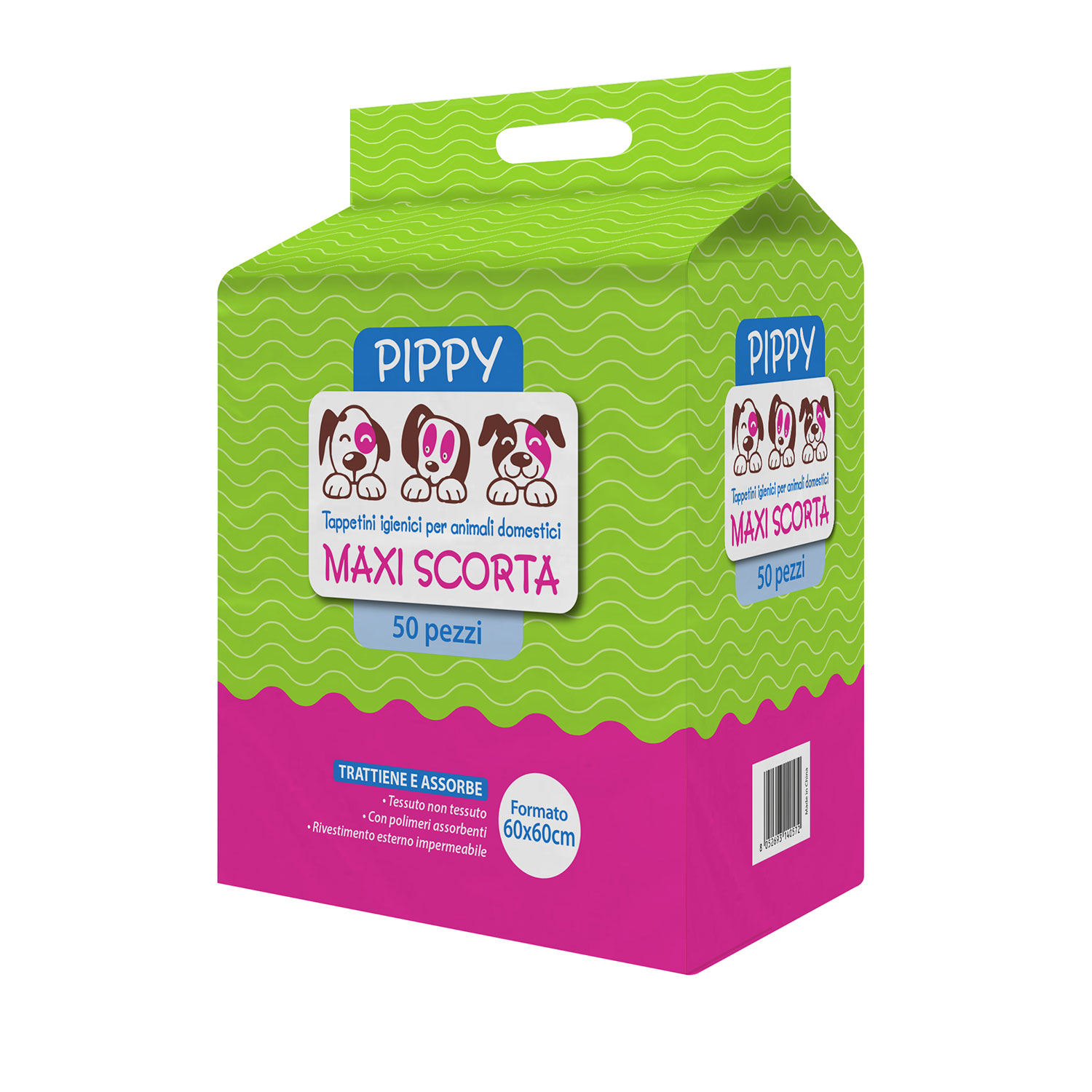 Pippy Tappetini igienici 60x60cm 50pz