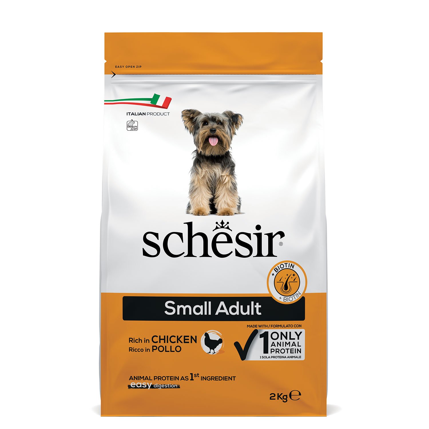 Schesir Dog Small Adult ricco in Pollo 2 kg