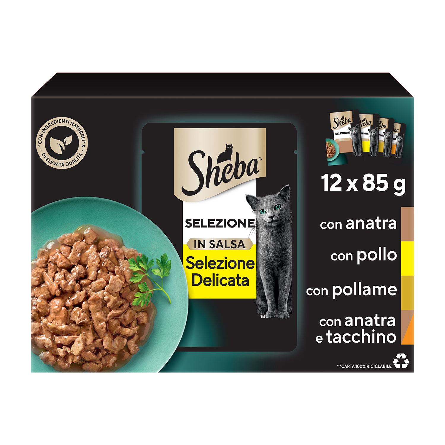 Sheba Cat Selezione Delicata in salsa 12x85 gr img
