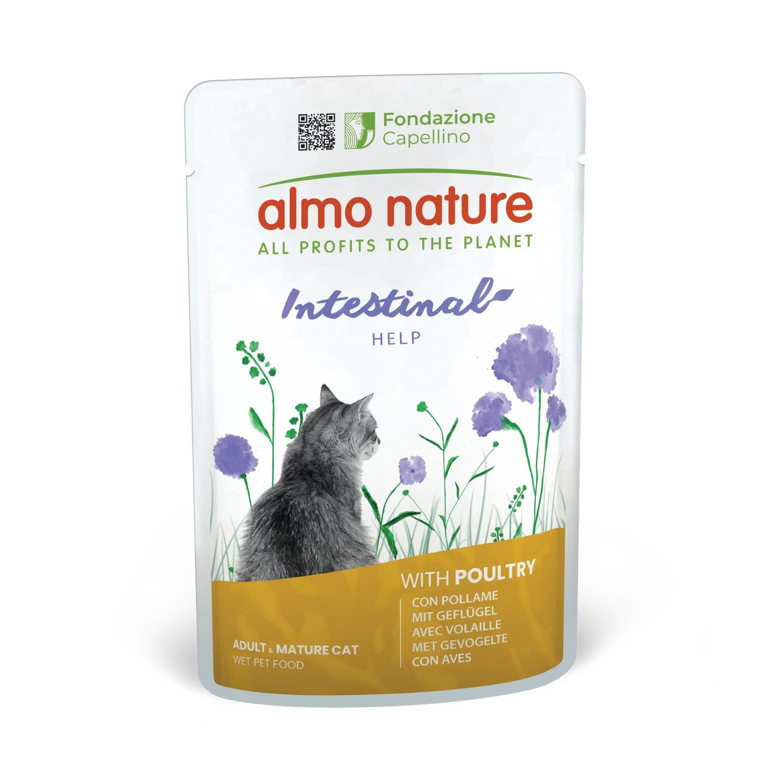 Almo Nature Intestinal Help Cat adult Pollame 70 gr