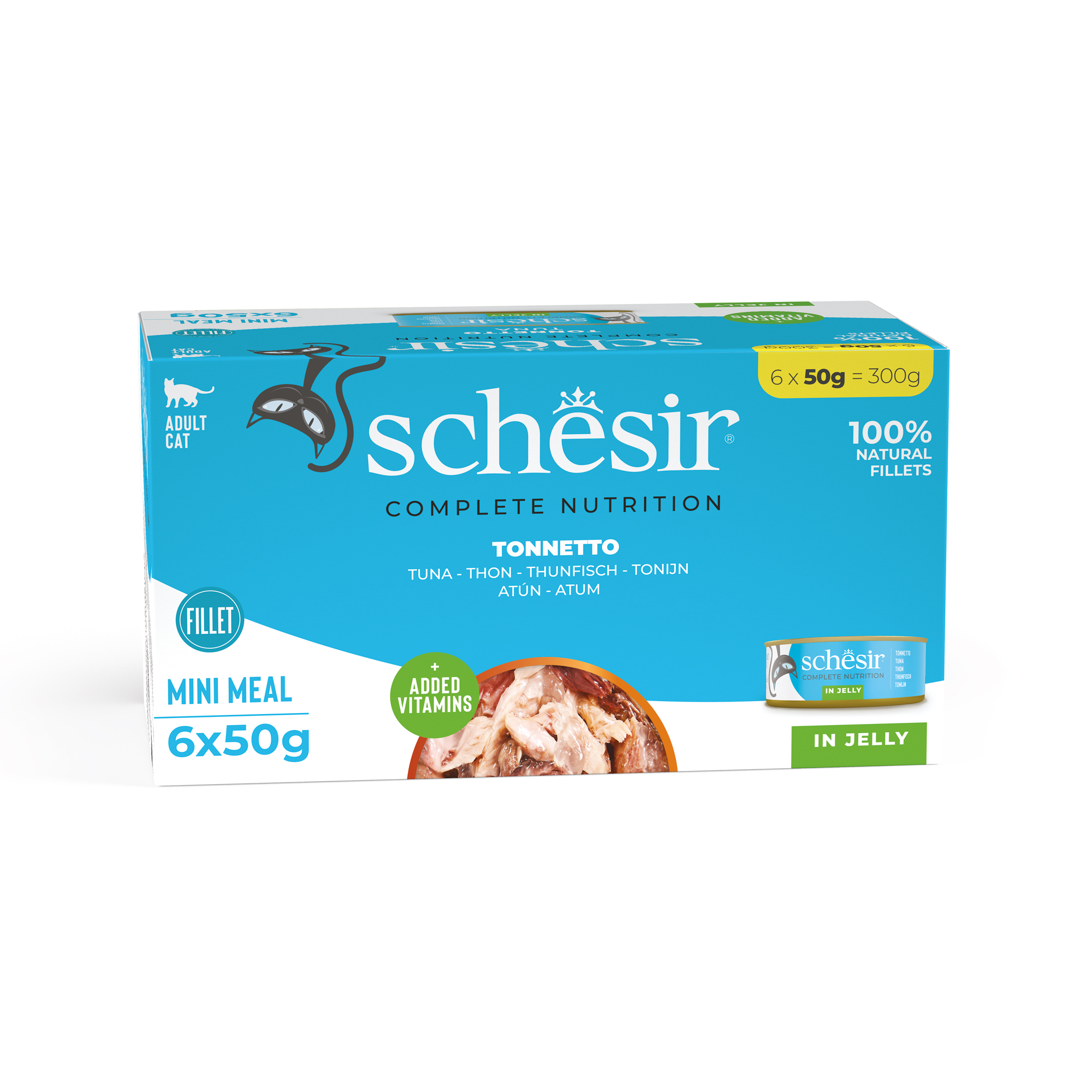 Schesir Cat Tonnetto in jelly 6x50 gr